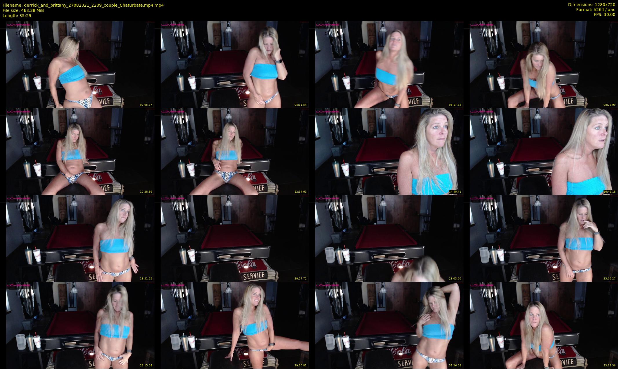 derrick_and_brittany — 36 minute Chaturbate couple cam show recording, 720p, Aug 27, 2021