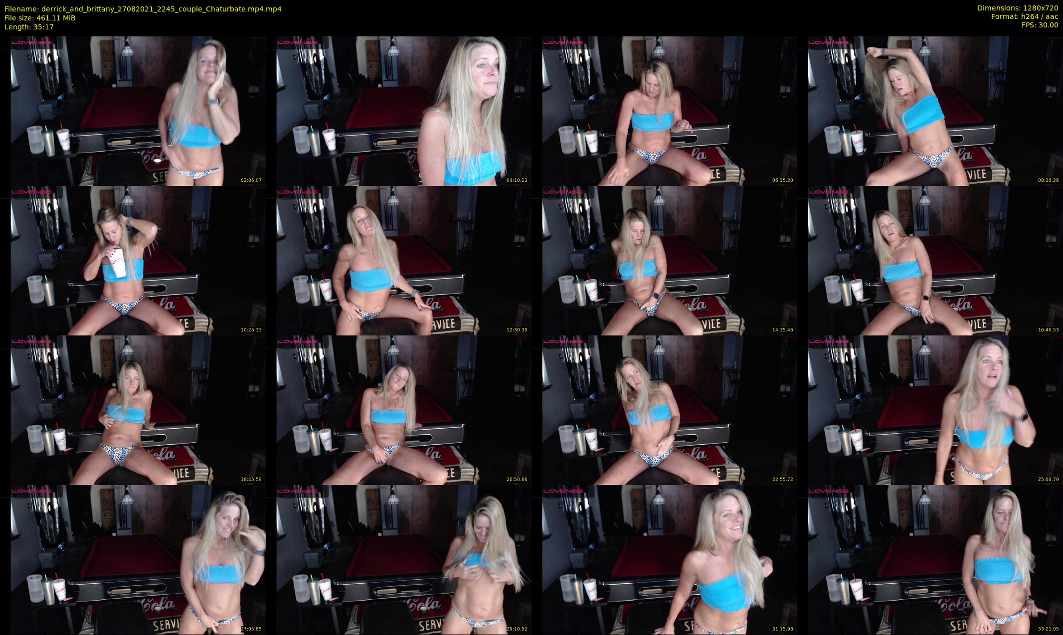 derrick_and_brittany — 36 minute Chaturbate couple cam show recording, 720p, Aug 27, 2021