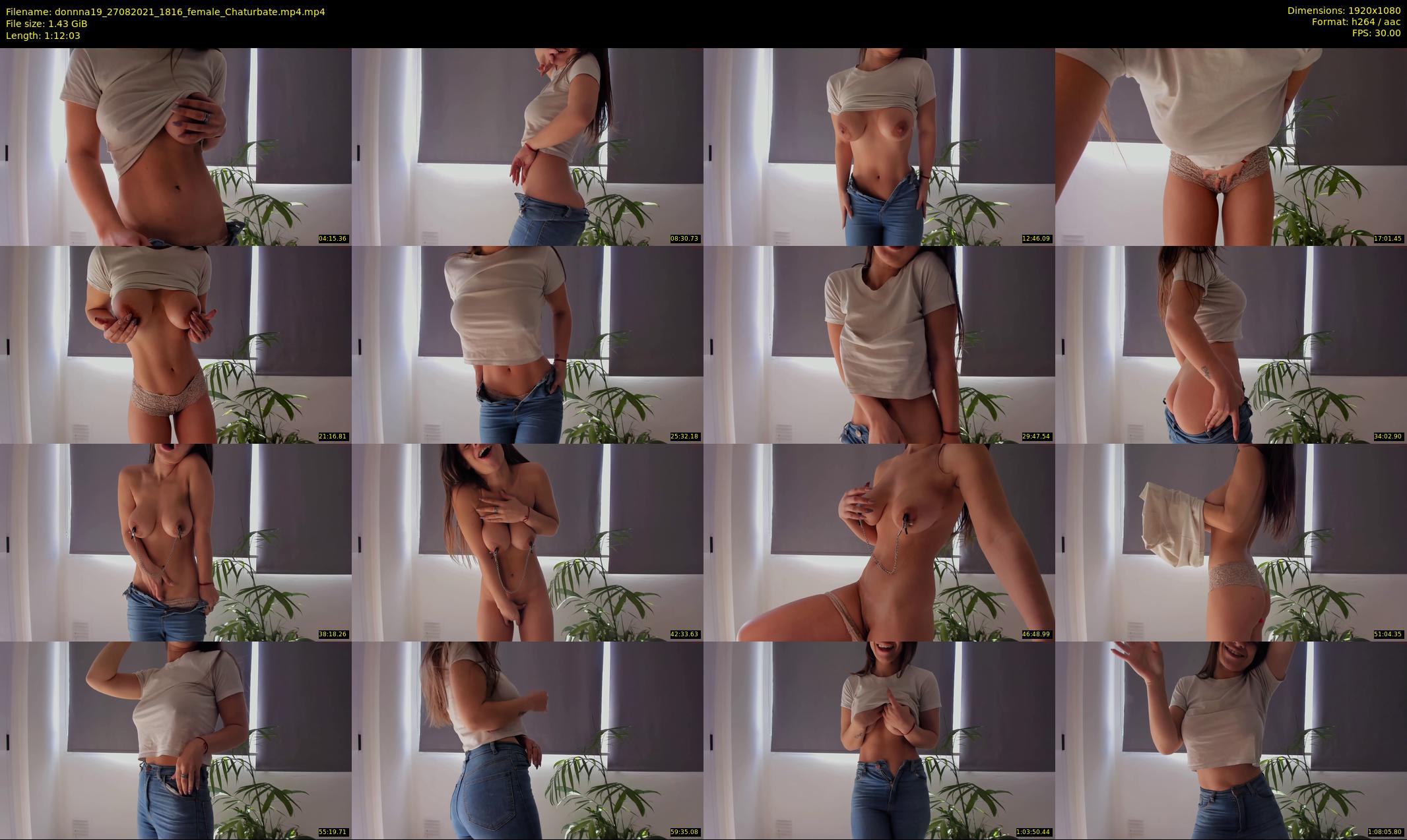 donnna19 — 73 minute Chaturbate female cam show recording, 1080p, Aug 27, 2021