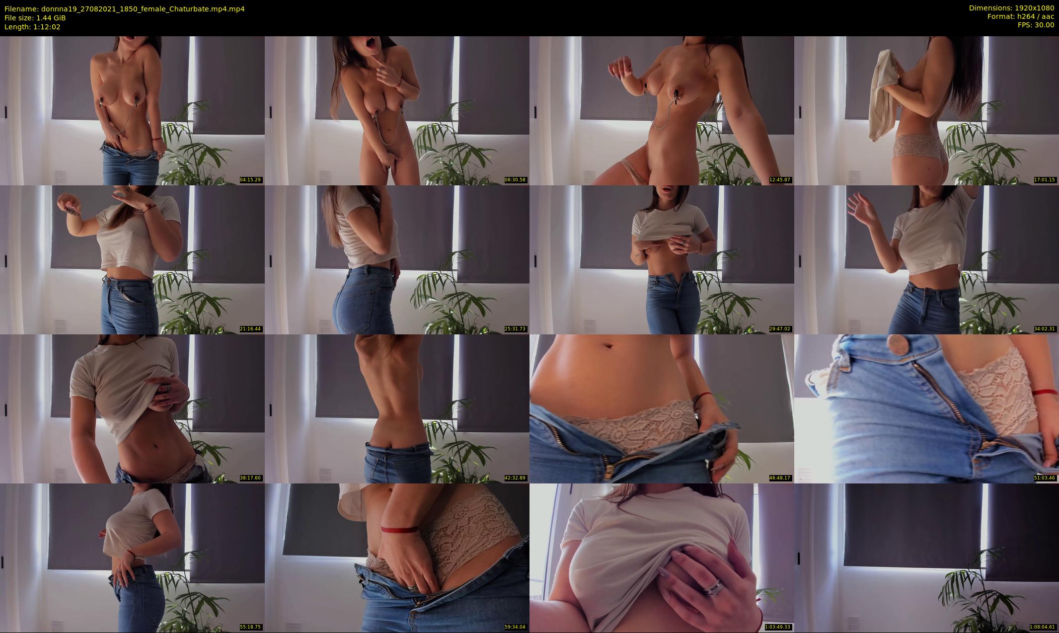 donnna19 — 73 minute Chaturbate female cam show recording, 1080p, Aug 27, 2021