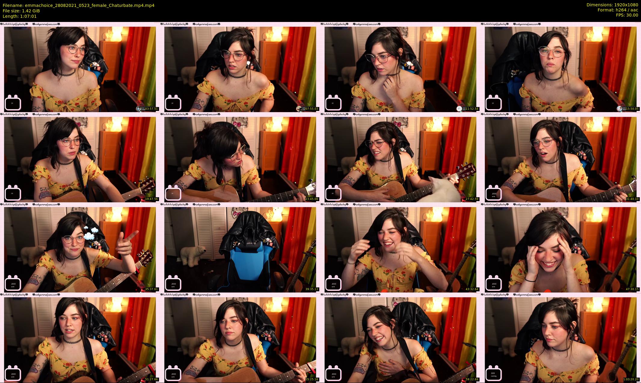 emmachoice — 68 minute Chaturbate female cam show recording, 1080p, Aug 28, 2021
