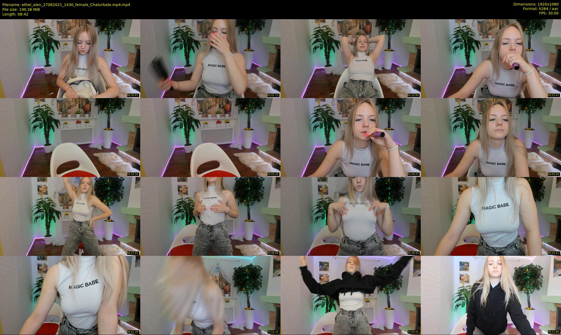 ethel_alen — 9 minute Chaturbate female cam show recording, 1080p, Aug 27, 2021