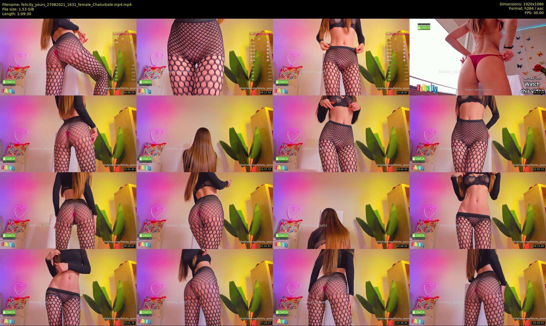 felicity_yours — 70 minute Chaturbate female cam show recording, 1080p, Aug 27, 2021