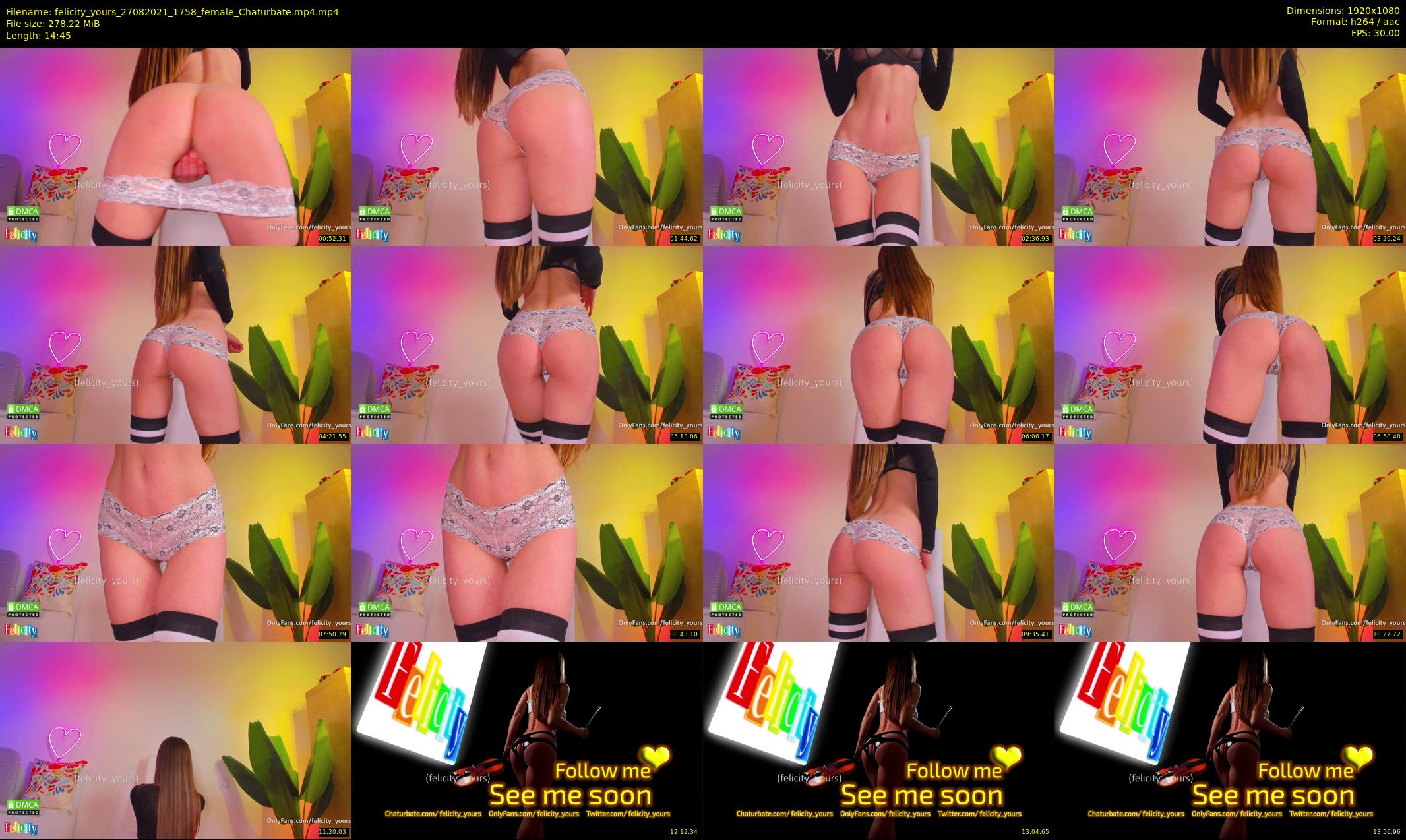 felicity_yours — 15 minute Chaturbate female cam show recording, 1080p, Aug 27, 2021