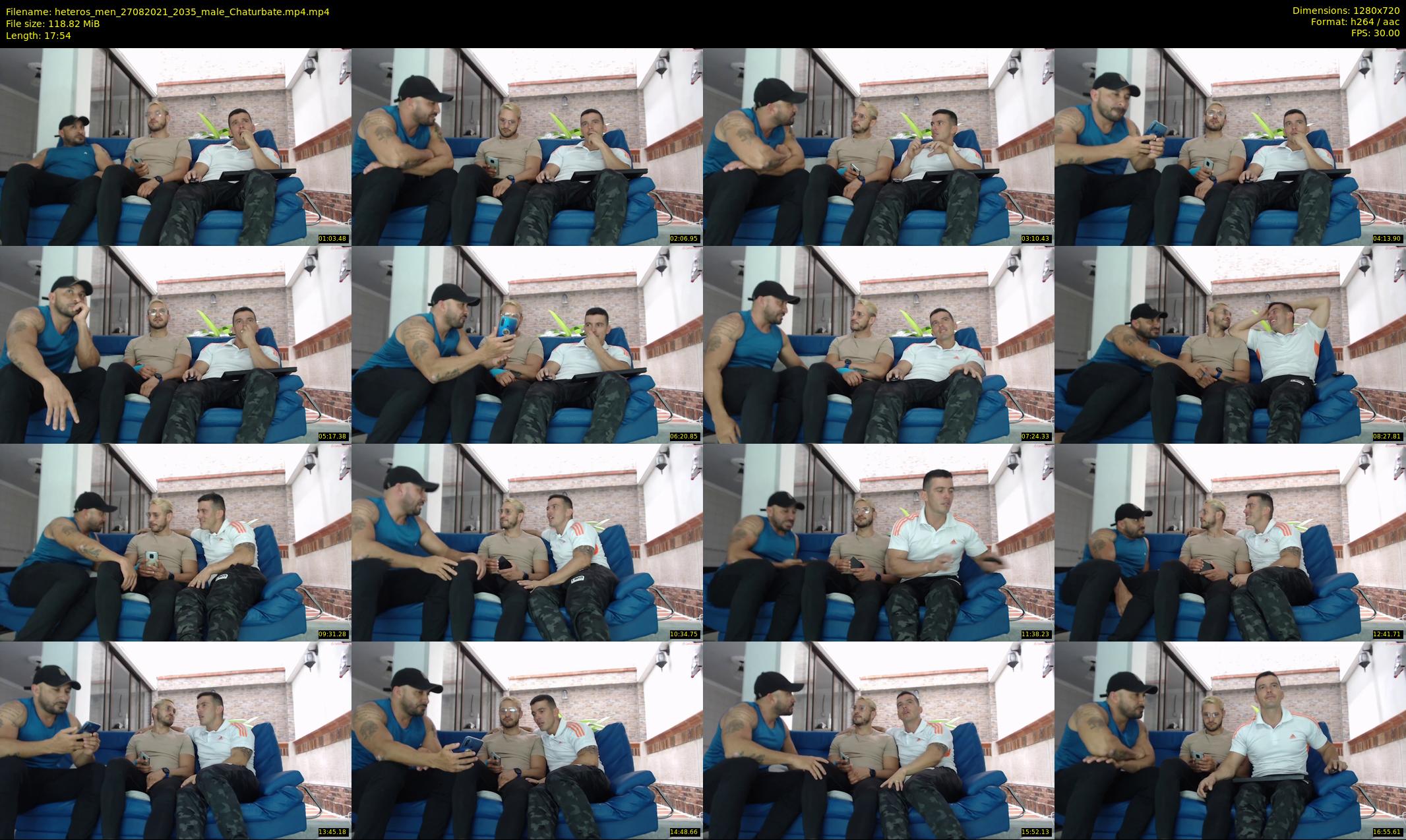 heteros_men — 18 minute Chaturbate male cam show recording, 720p, Aug 27, 2021