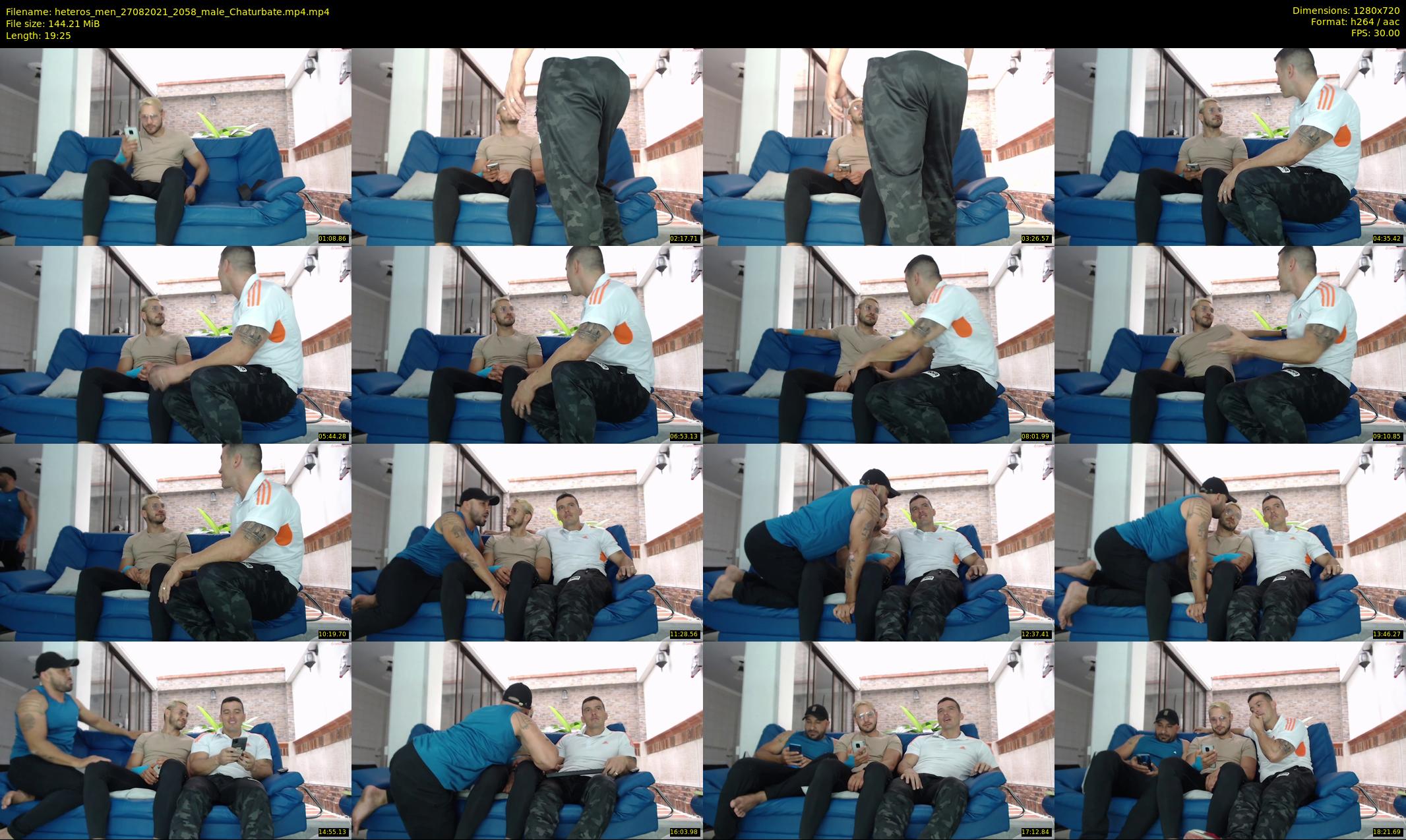 heteros_men — 20 minute Chaturbate male cam show recording, 720p, Aug 27, 2021