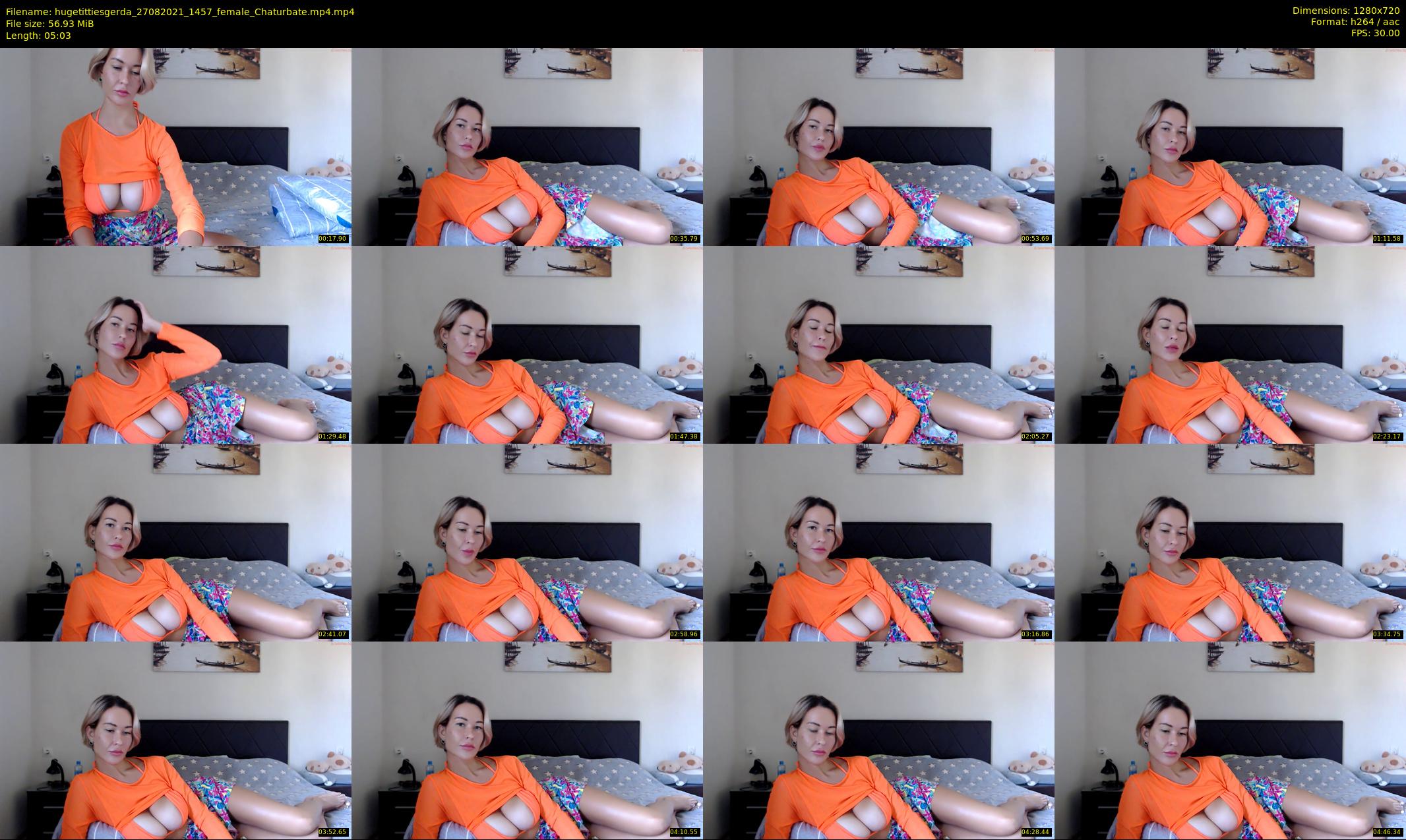 hugetittiesgerda — 6 minute Chaturbate female cam show recording, 720p, Aug 27, 2021