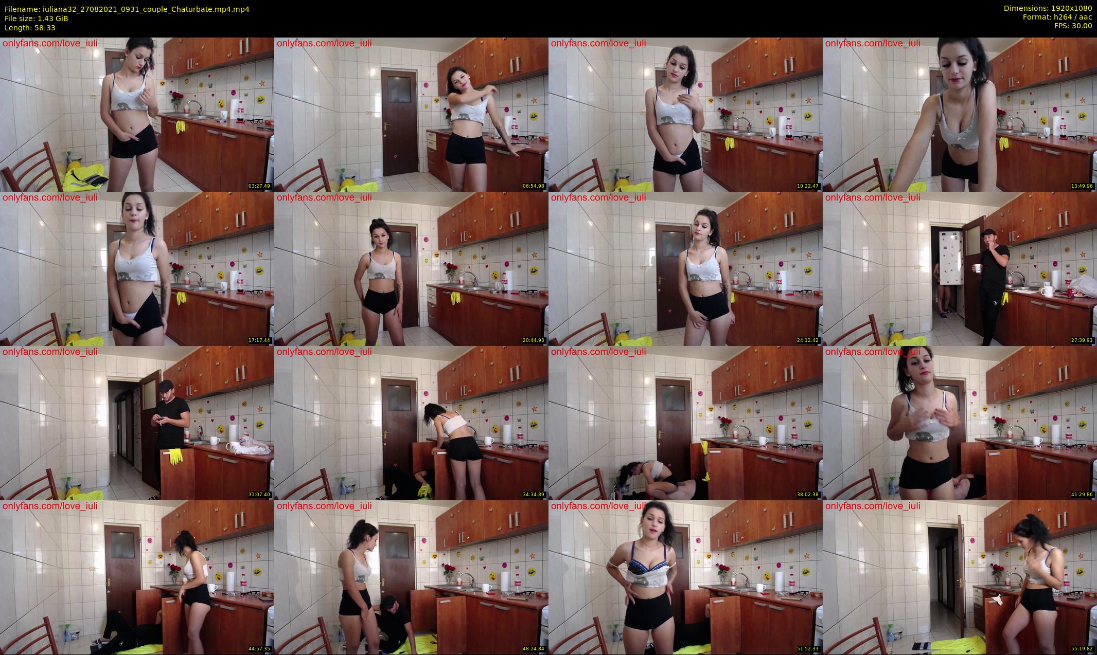 iuliana32 — 59 minute Chaturbate couple cam show recording, 1080p, Aug 27, 2021