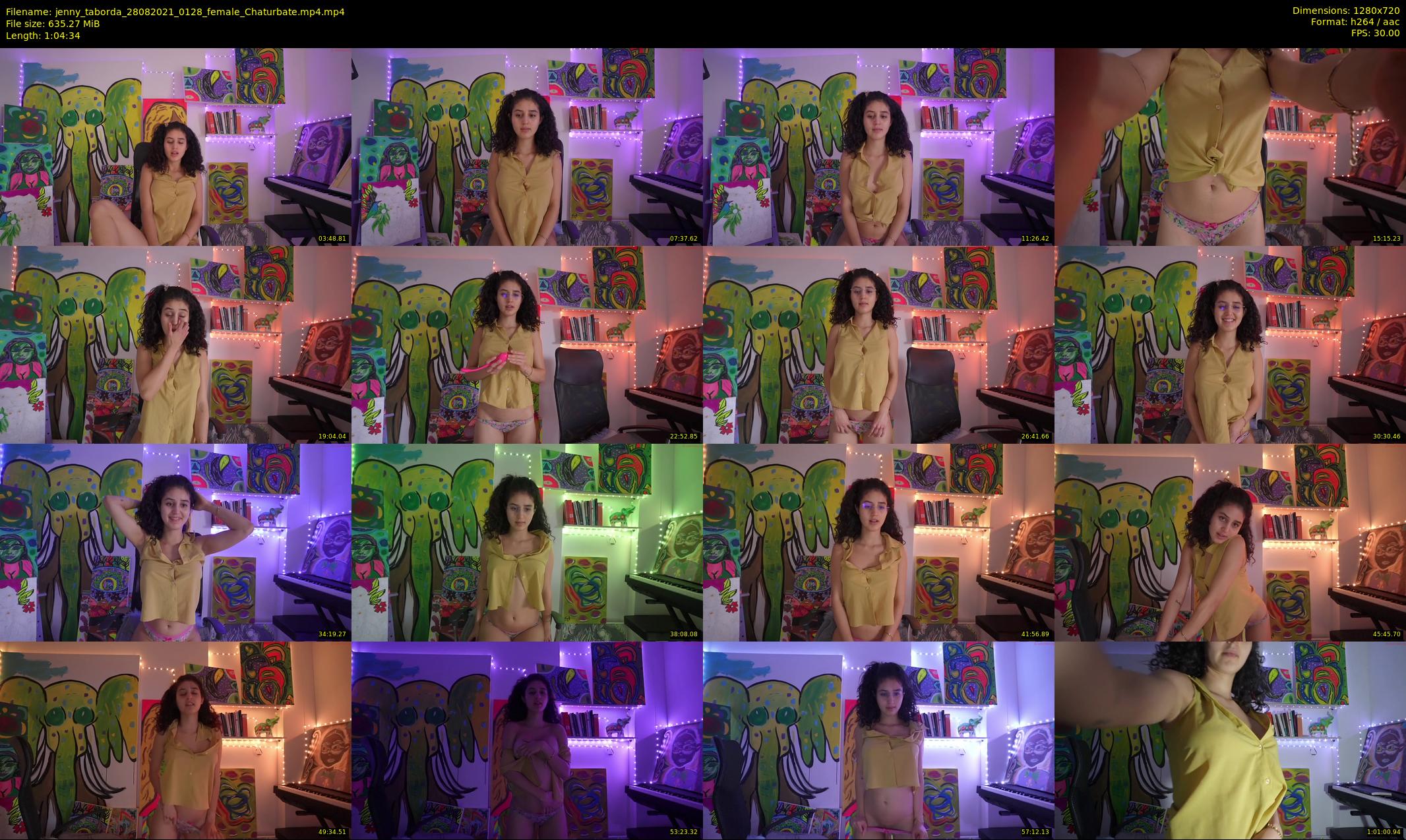 jenny_taborda — 65 minute Chaturbate female cam show recording, 720p, Aug 28, 2021
