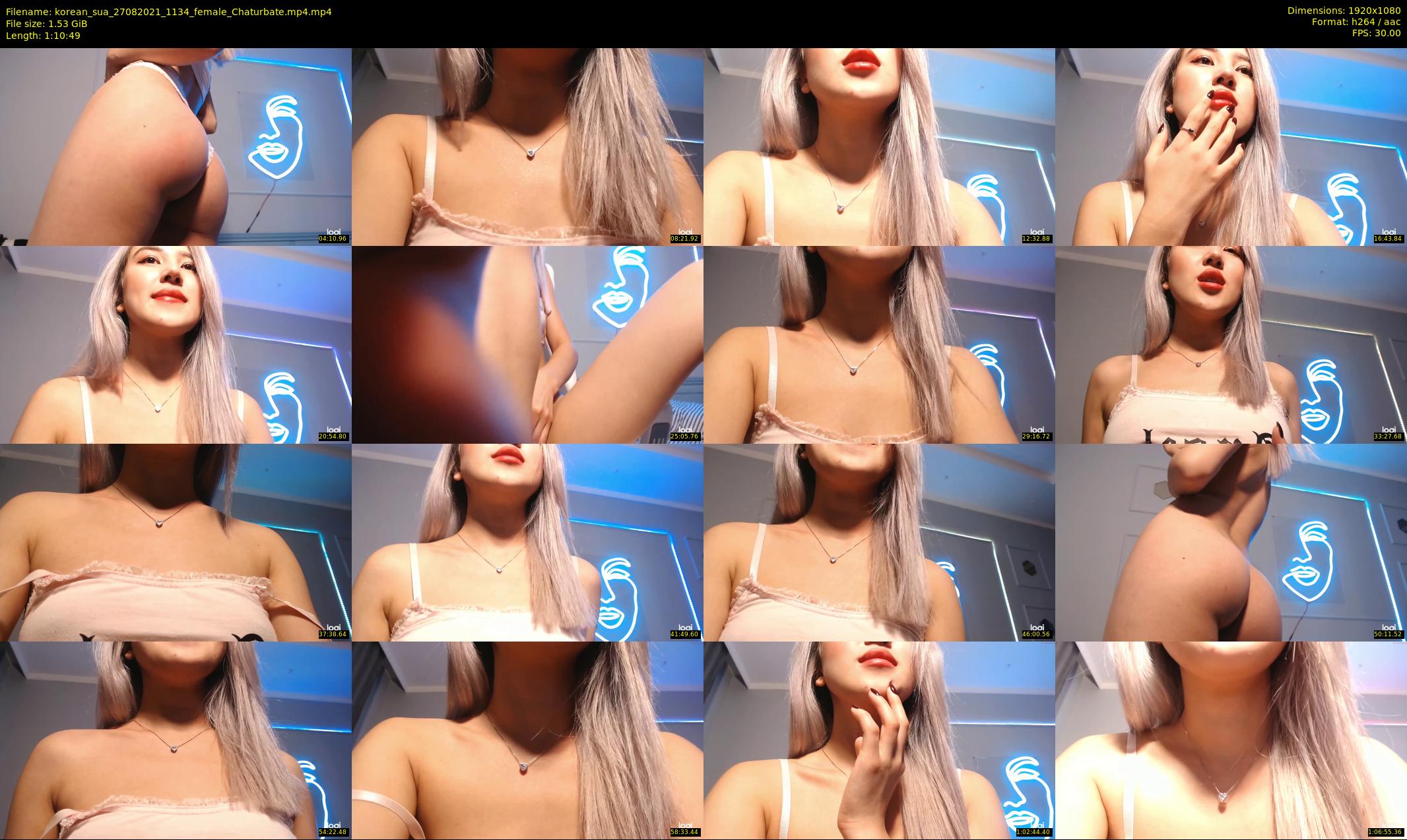 korean_sua — 71 minute Chaturbate female cam show recording, 1080p, Aug 27, 2021