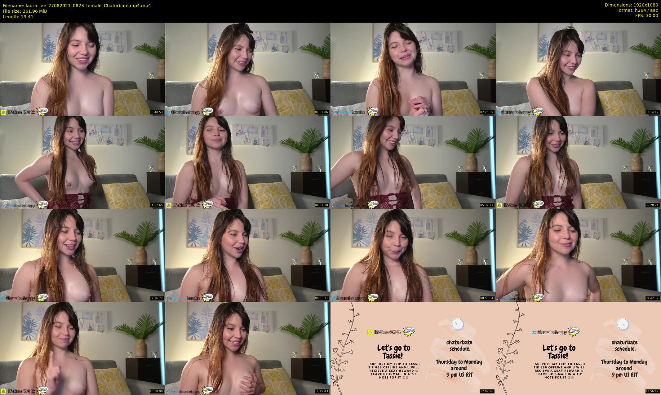 laura_lee — 14 minute Chaturbate female cam show recording, 1080p, Aug 27, 2021