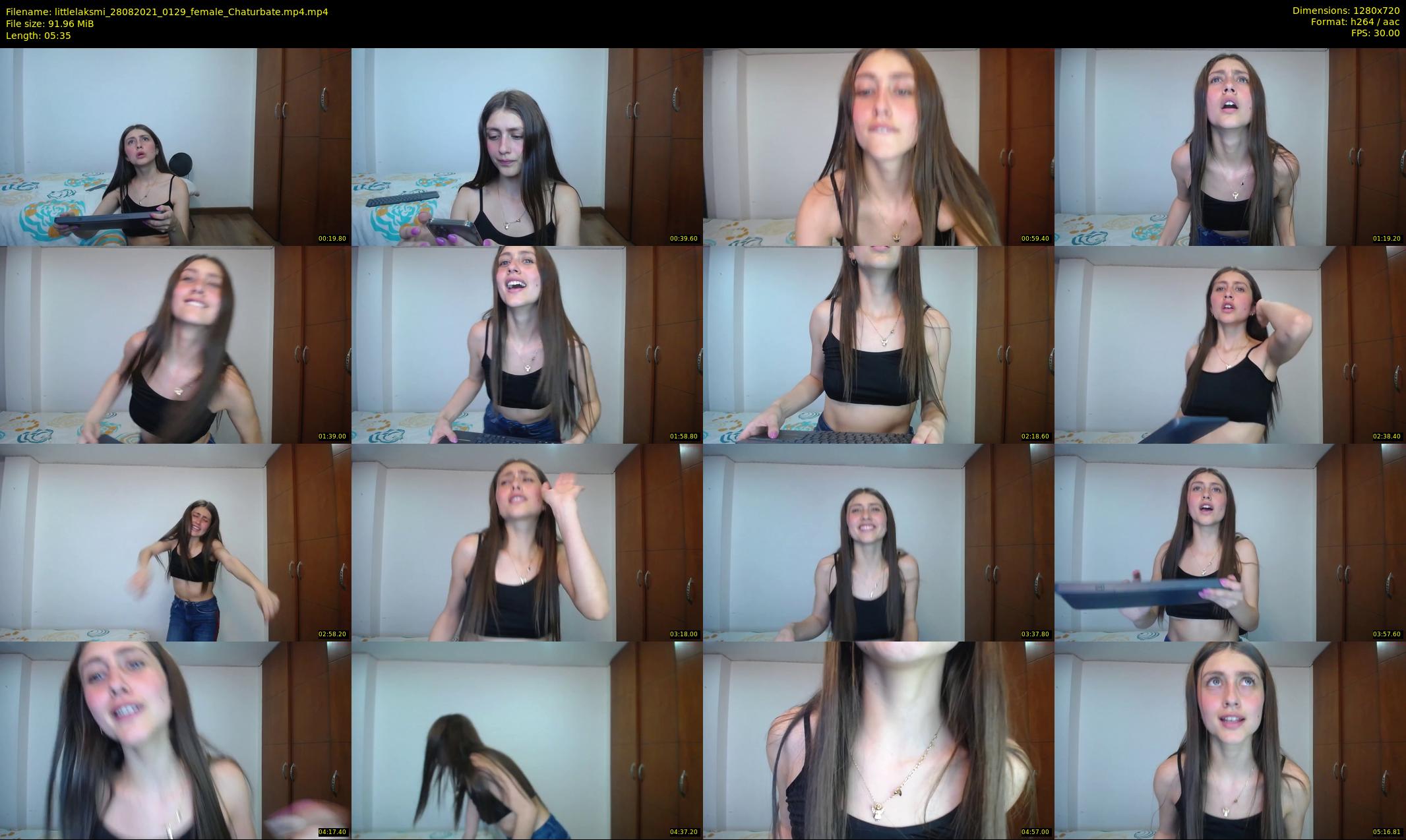 littlelaksmi — 6 minute Chaturbate female cam show recording, 720p, Aug 28, 2021