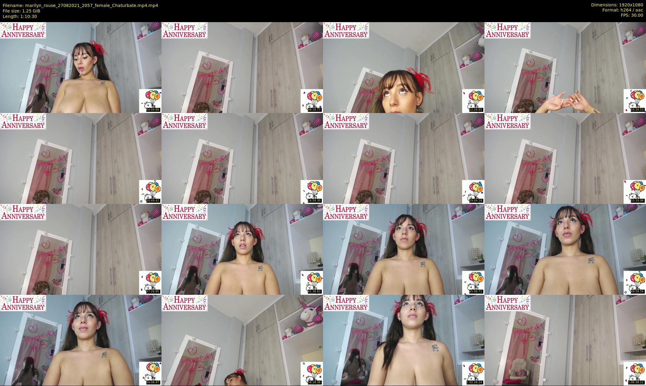 marilyn_rouse — 71 minute Chaturbate female cam show recording, 1080p, Aug 27, 2021