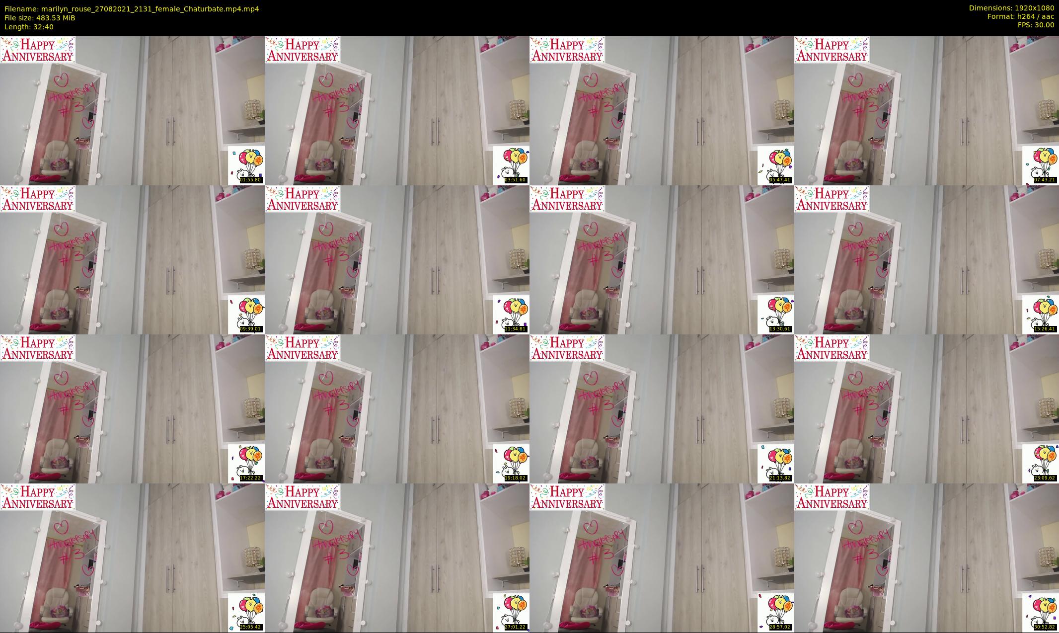 marilyn_rouse — 33 minute Chaturbate female cam show recording, 1080p, Aug 27, 2021