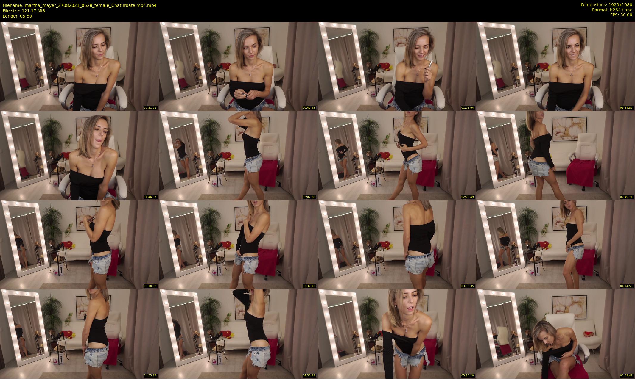 martha_mayer — 6 minute Chaturbate female cam show recording, 1080p, Aug 27, 2021