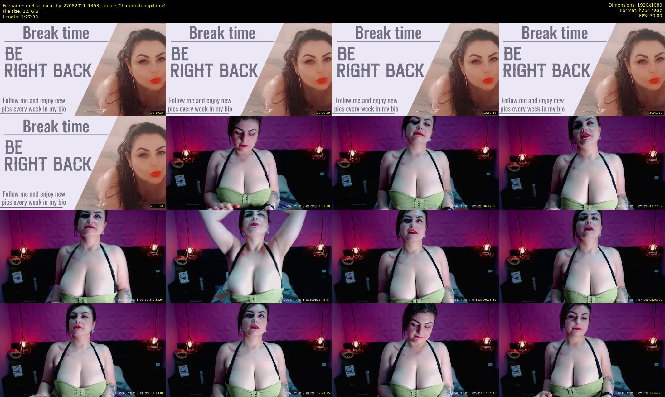 melisa_mcarthy — 88 minute Chaturbate couple cam show recording, 1080p, Aug 27, 2021