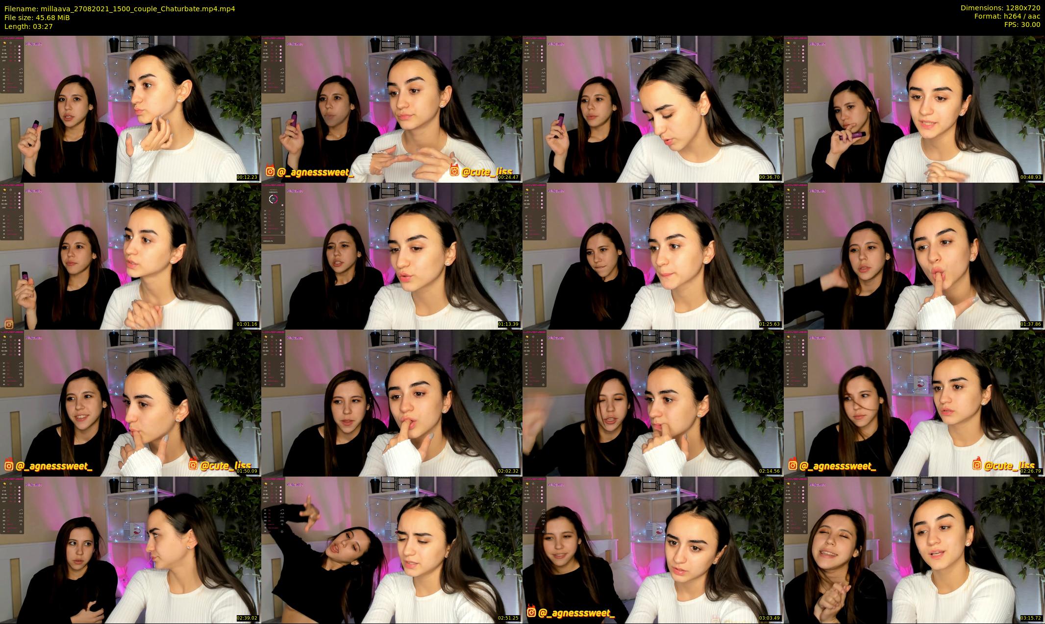 millaava — 4 minute Chaturbate female cam show recording, 720p, Aug 27, 2021