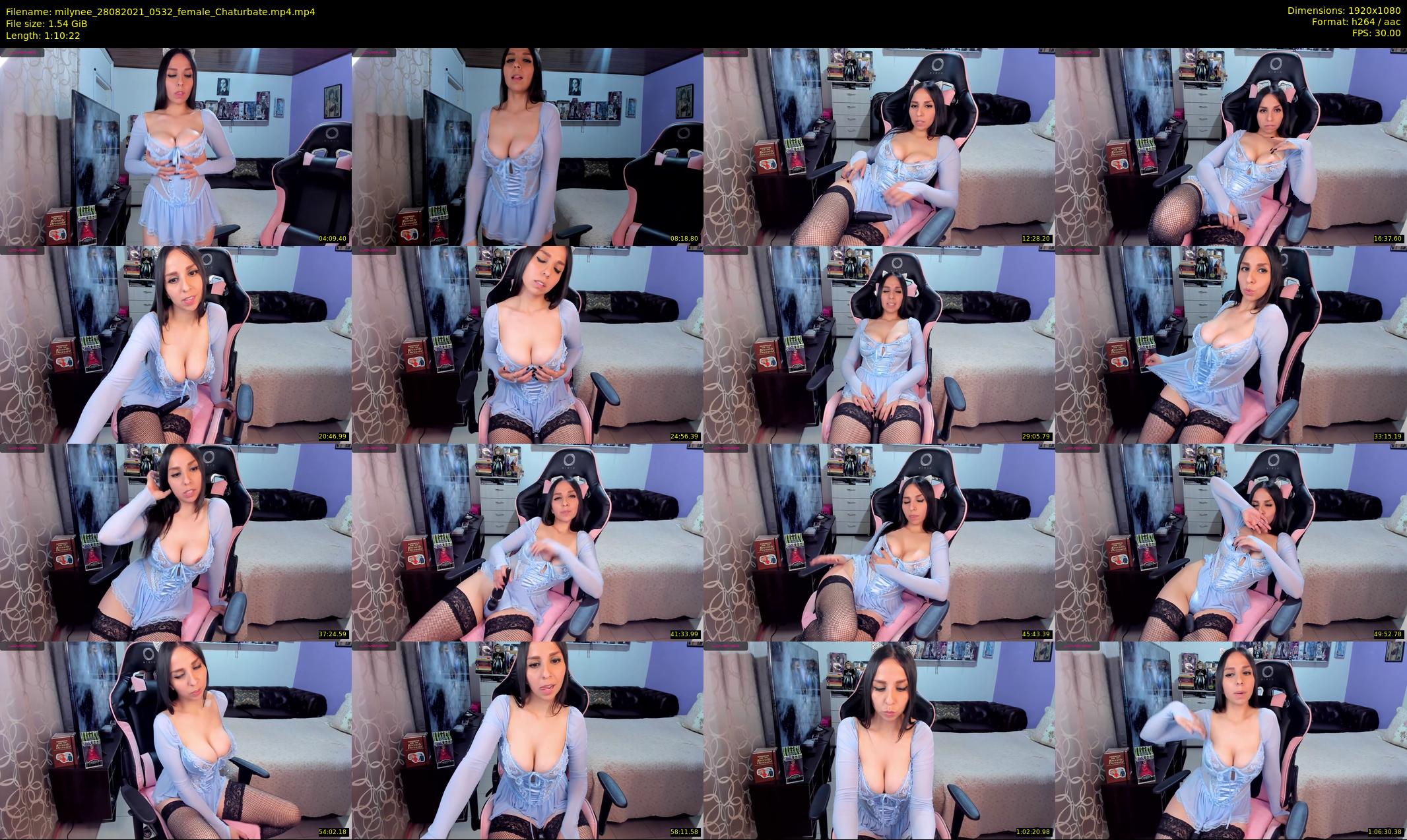 milynee — 71 minute Chaturbate female cam show recording, 1080p, Aug 28, 2021