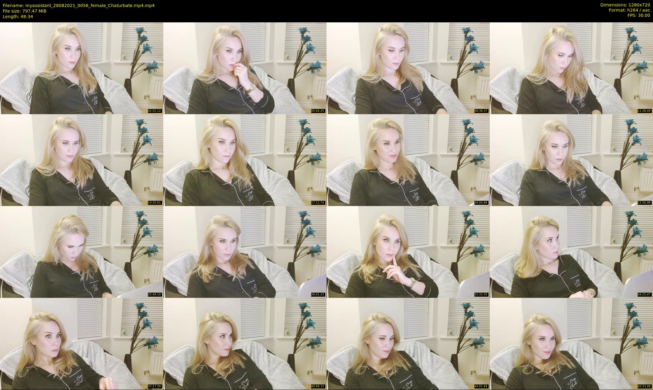 myassistant — 49 minute Chaturbate female cam show recording, 720p, Aug 28, 2021