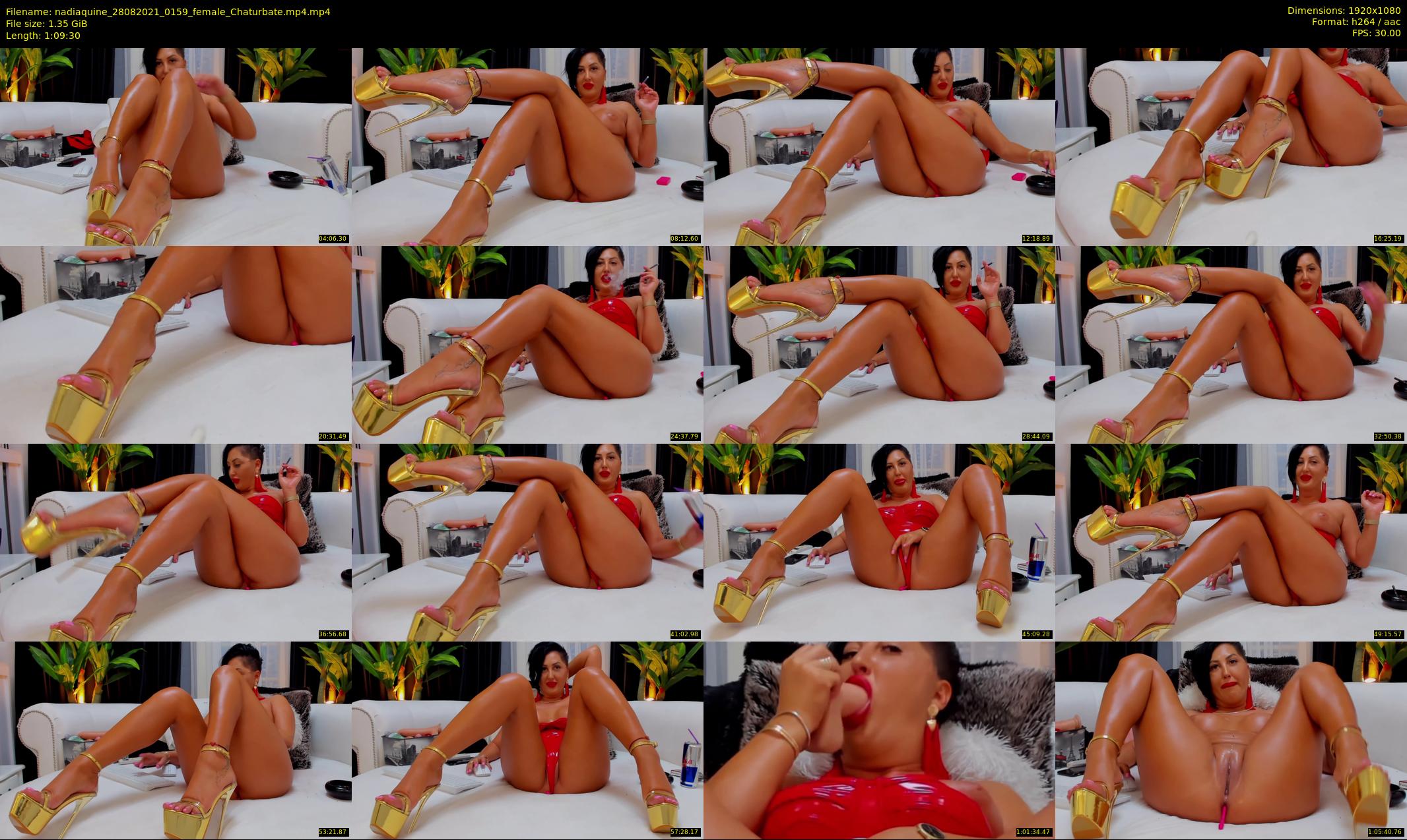 nadiaquine — 70 minute Chaturbate female cam show recording, 1080p, Aug 28, 2021