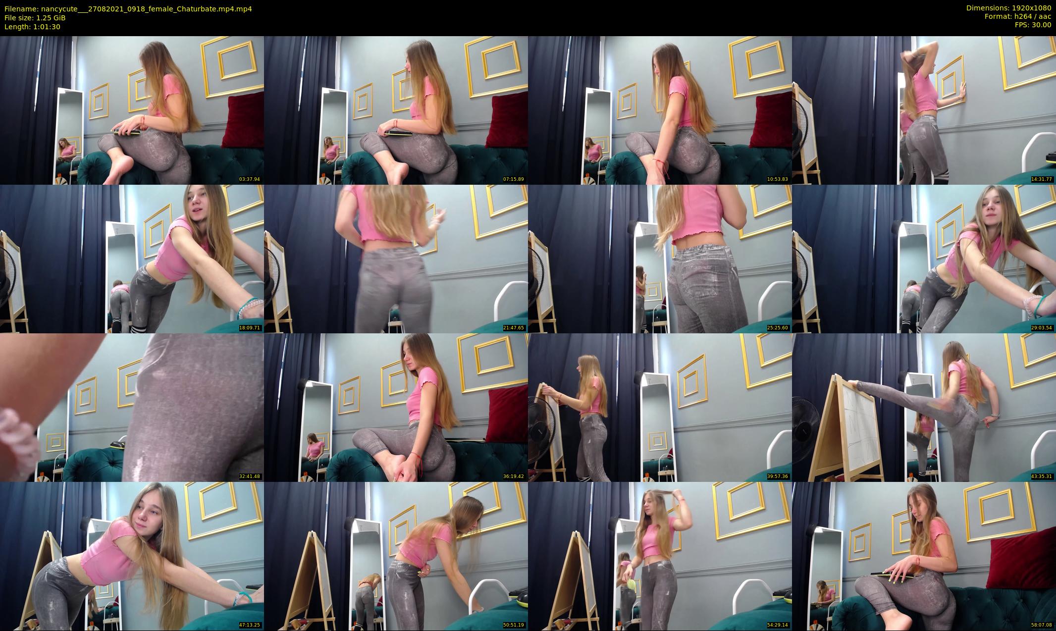 nancycute__ — 62 minute Chaturbate female cam show recording, 1080p, Aug 27, 2021