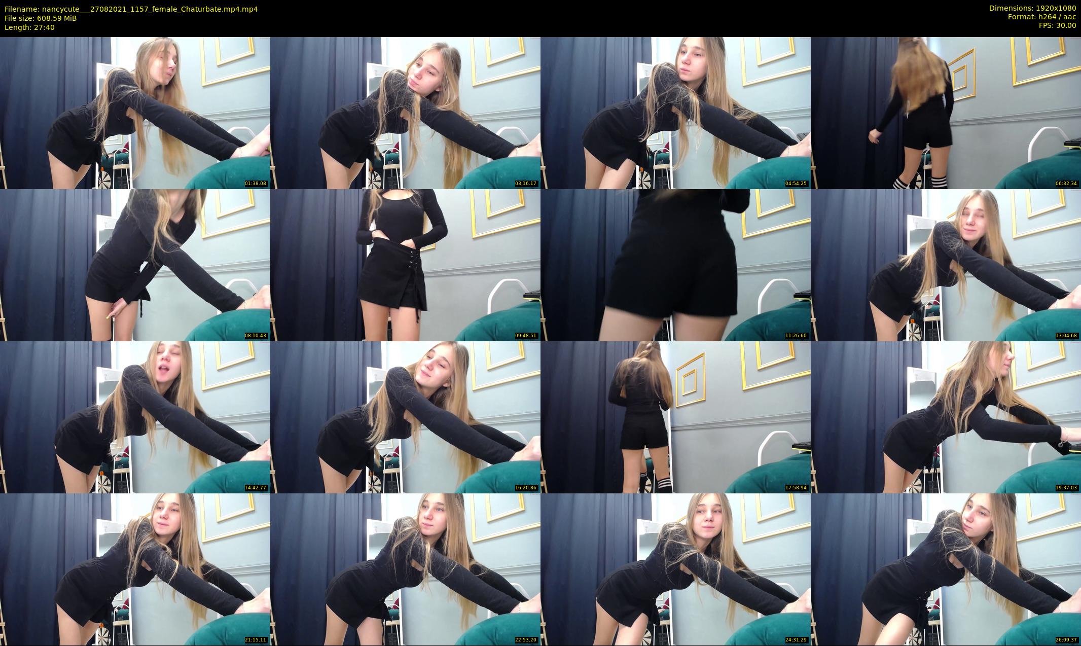 nancycute__ — 28 minute Chaturbate female cam show recording, 1080p, Aug 27, 2021