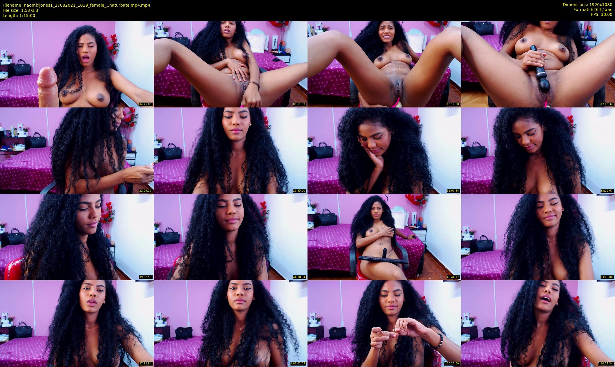 naomixjones1 — 75 minute Chaturbate female cam show recording, 1080p, Aug 27, 2021