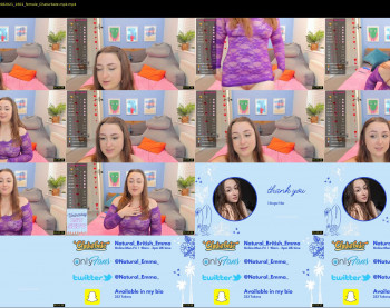 natural_british_emma — 9 minute Chaturbate female cam show recording, 1080p, Aug 27, 2021