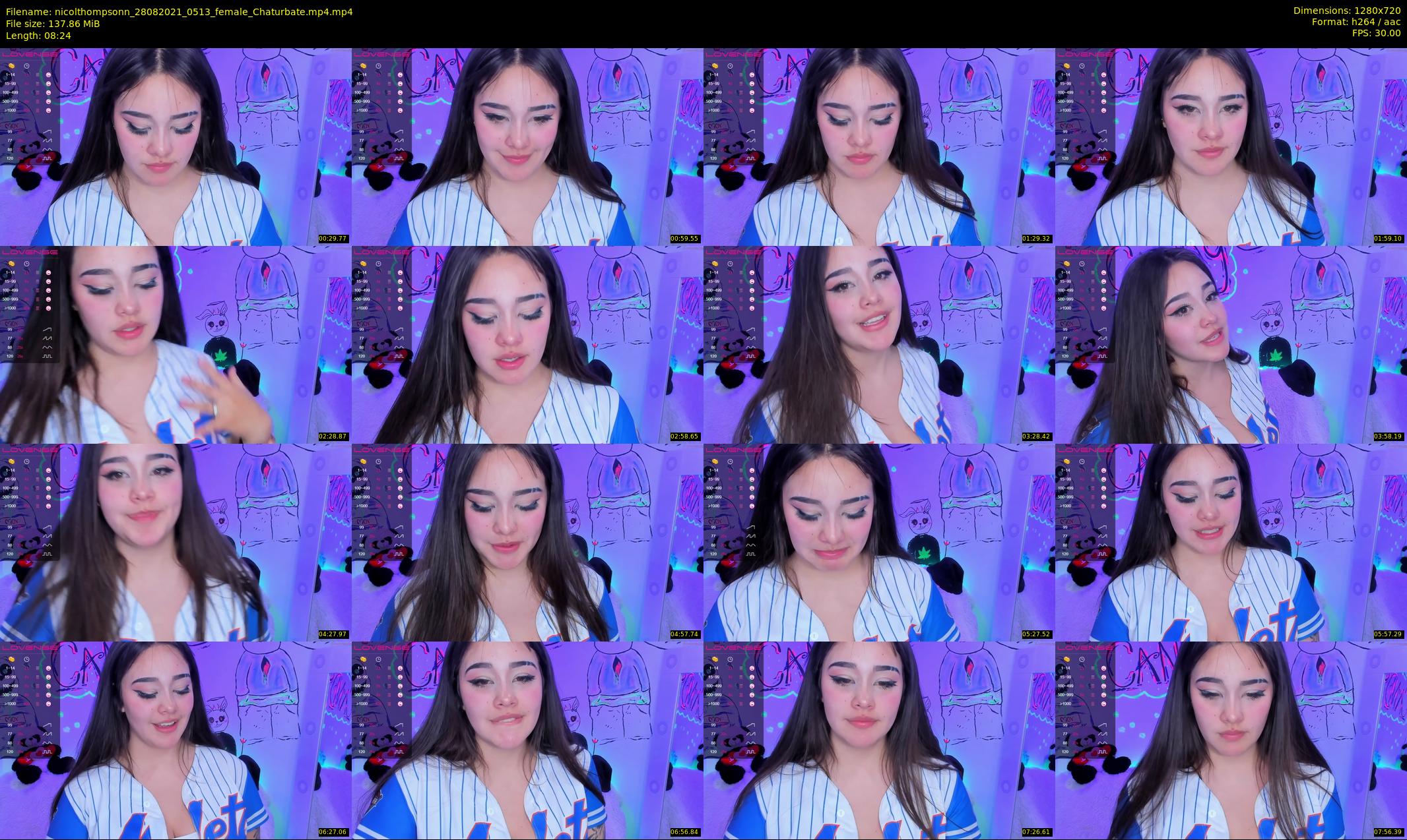 nicolthompsonn — 9 minute Chaturbate female cam show recording, 720p, Aug 28, 2021