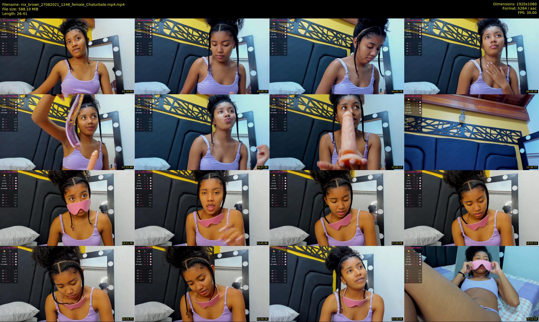 nix_brown — 27 minute Chaturbate female cam show recording, 1080p, Aug 27, 2021
