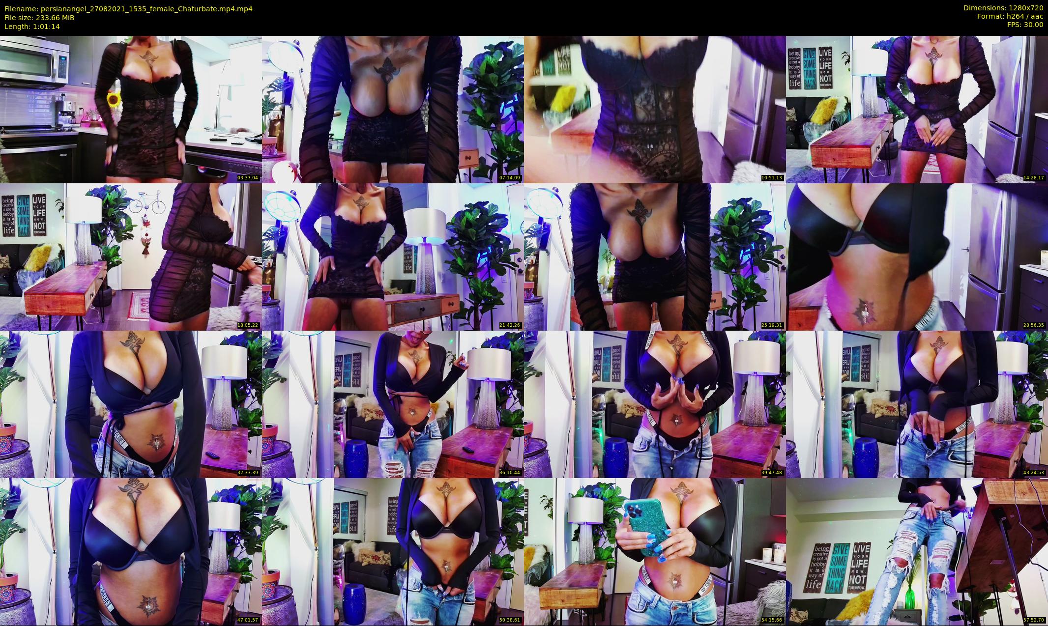 persianangel — 62 minute Chaturbate female cam show recording, 720p, Aug 27, 2021