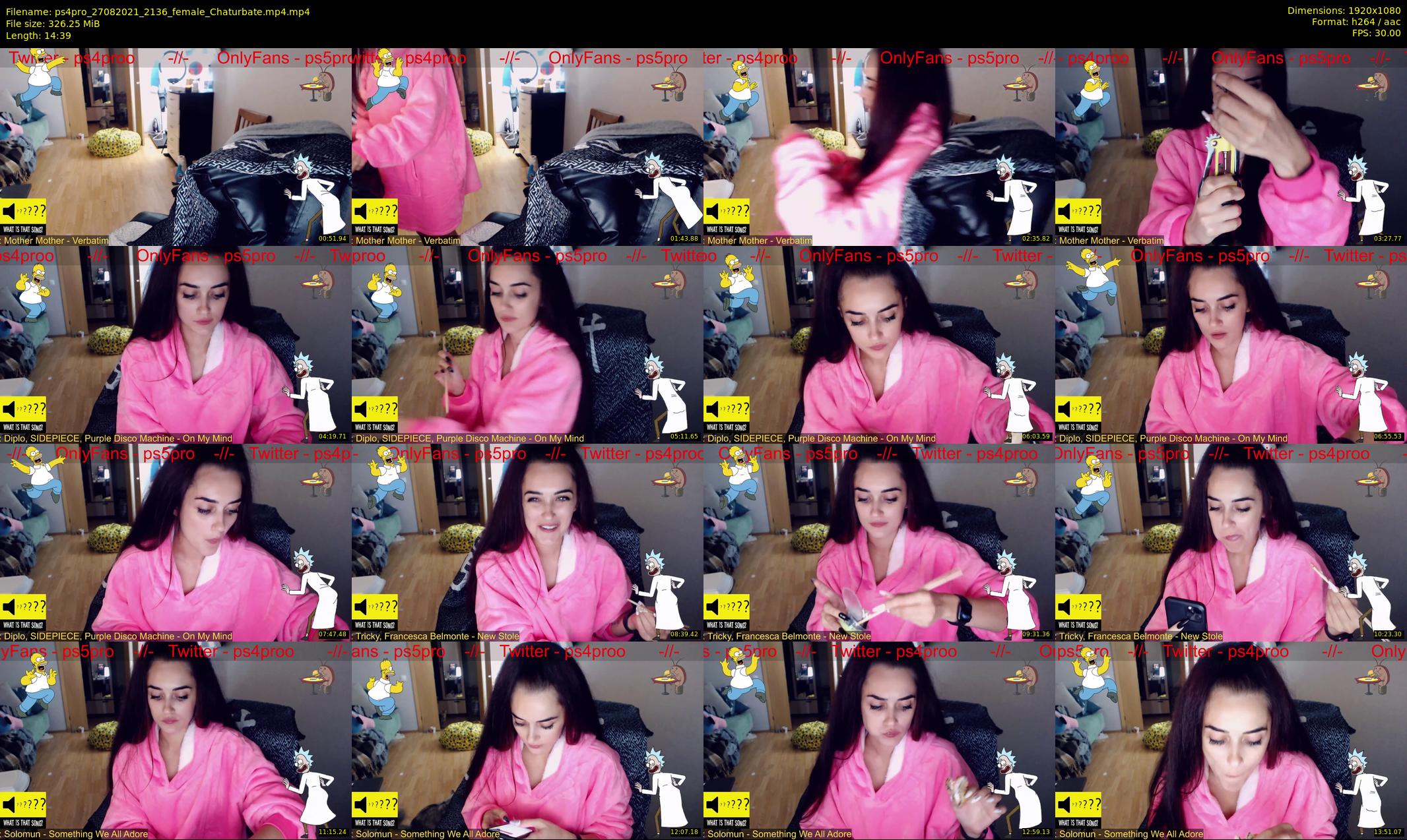 ps4pro — 15 minute Chaturbate female cam show recording, 1080p, Aug 27, 2021