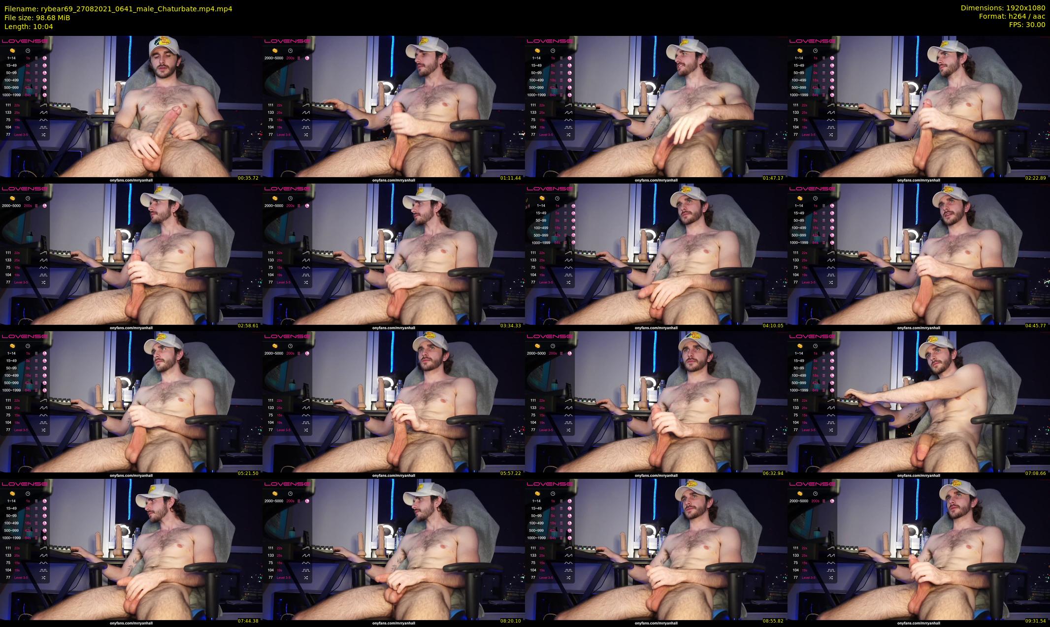 rybear69 — 11 minute Chaturbate male cam show recording, 1080p, Aug 27, 2021