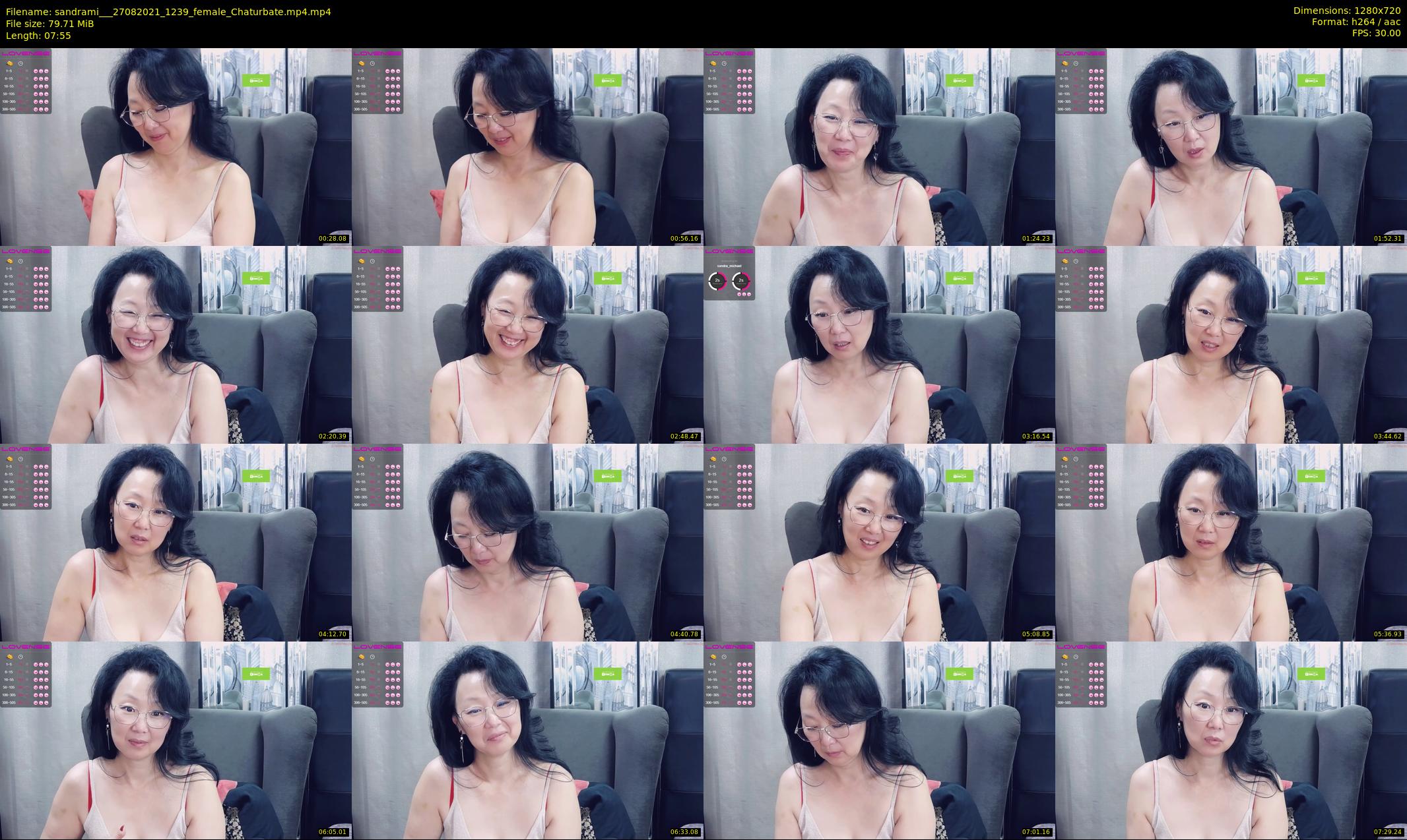 sandrami__ — 8 minute Chaturbate female cam show recording, 720p, Aug 27, 2021