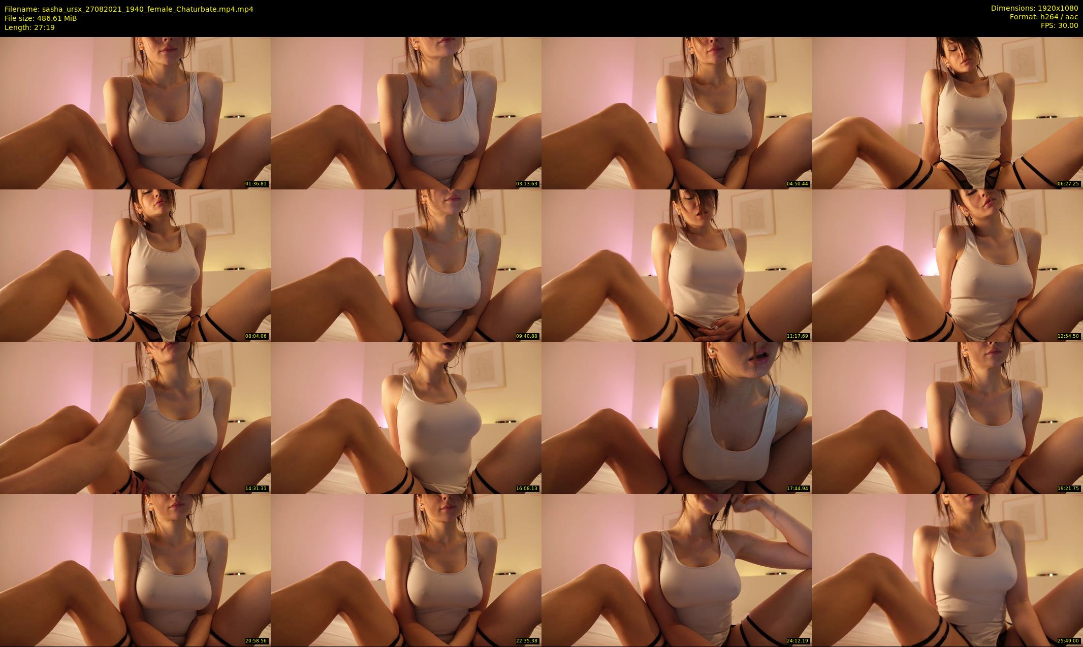 sasha_ursx — 28 minute Chaturbate female cam show recording, 1080p, Aug 27, 2021