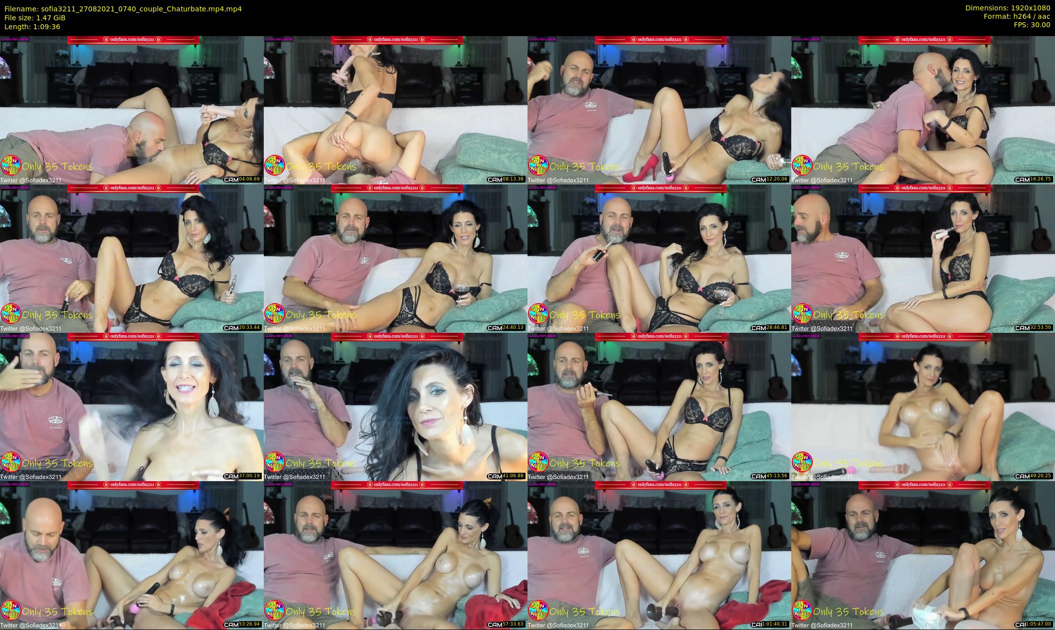 sofia3211 — 70 minute Chaturbate couple cam show recording, 1080p, Aug 27, 2021