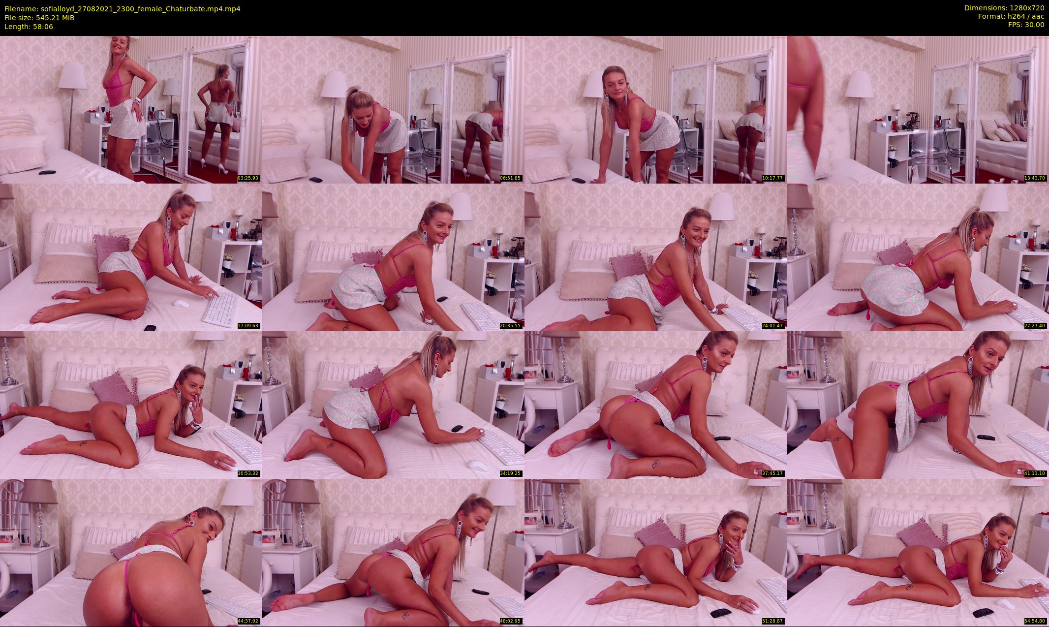 sofialloyd — 59 minute Chaturbate female cam show recording, 720p, Aug 27, 2021