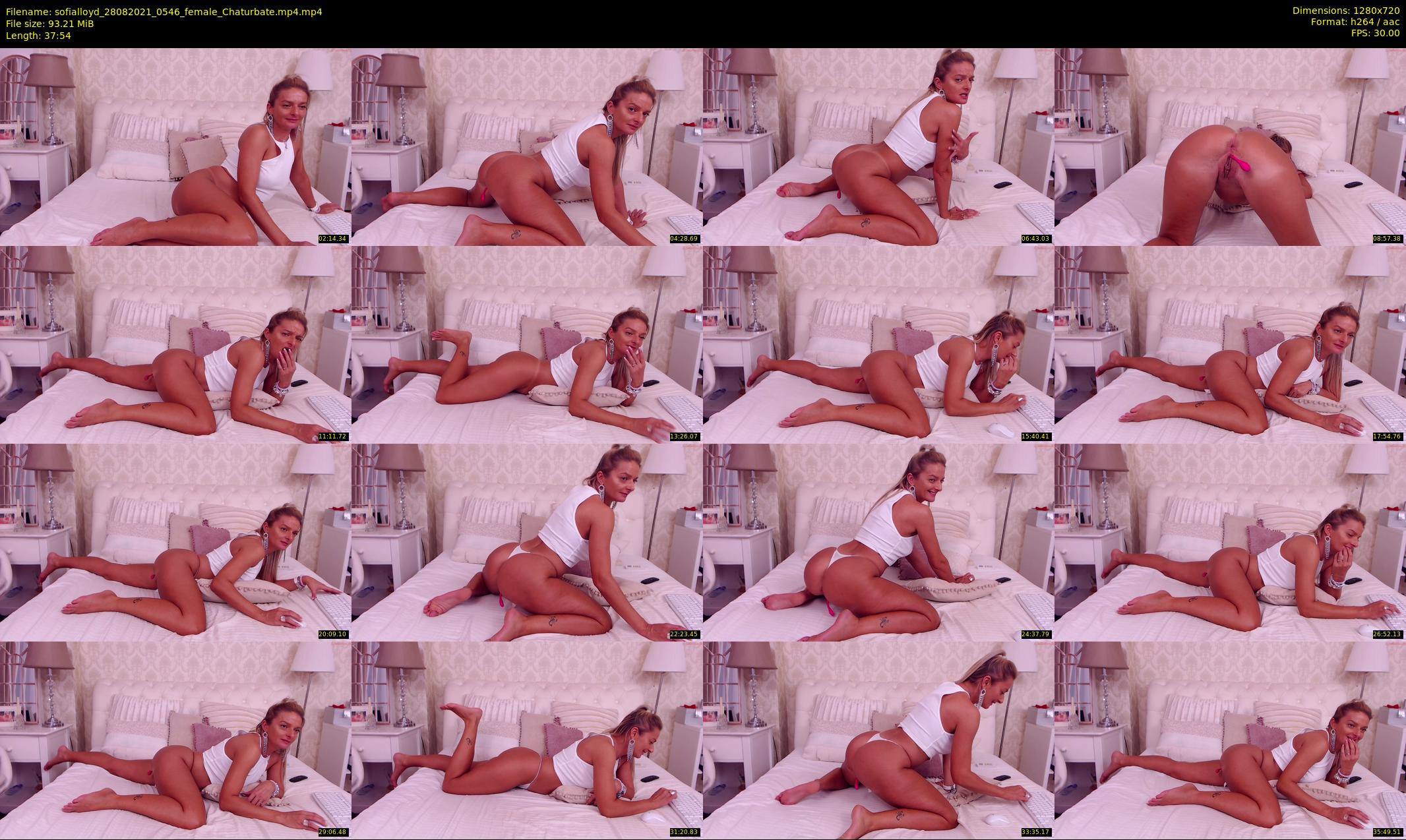 sofialloyd — 38 minute Chaturbate female cam show recording, 720p, Aug 28, 2021