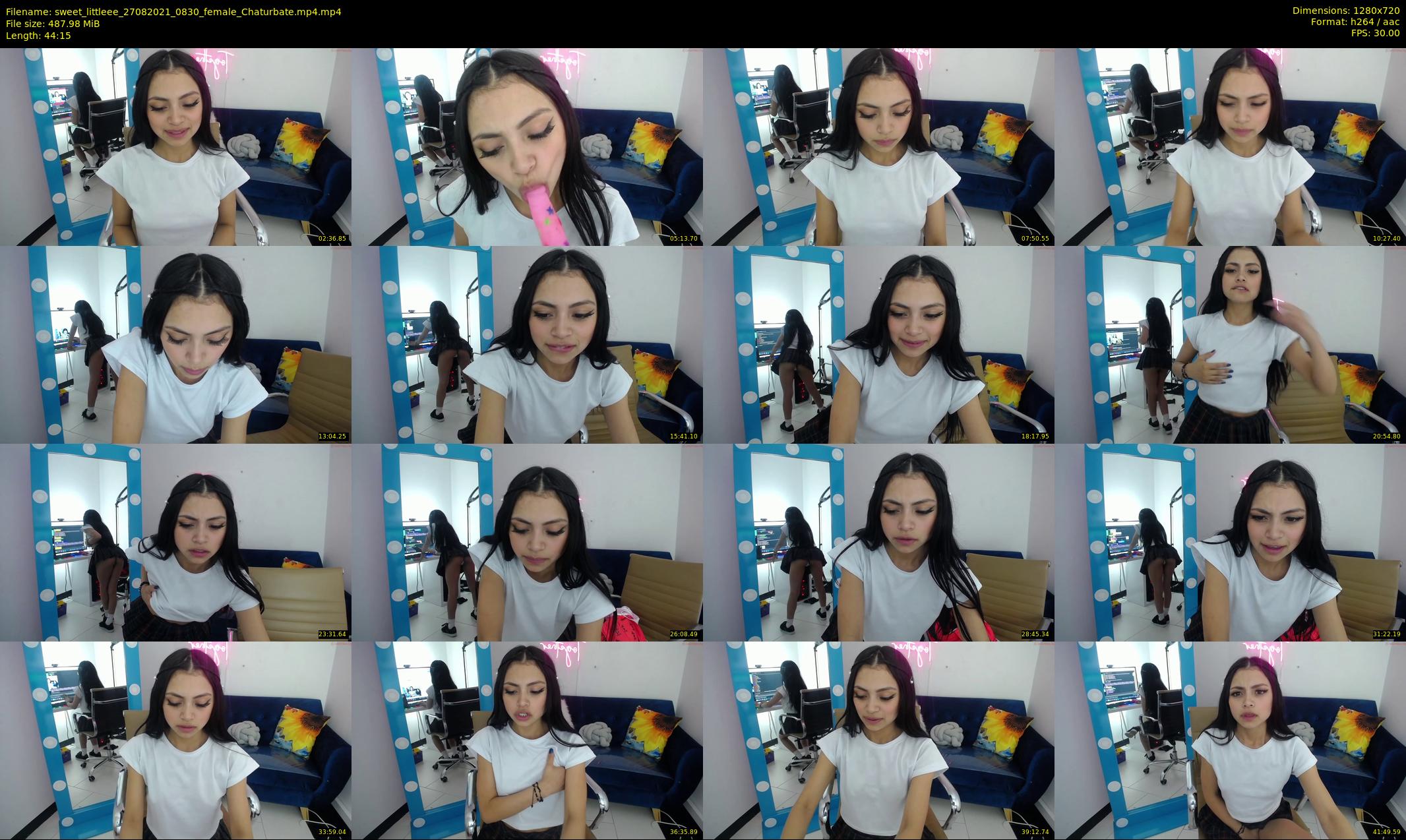 sweet_littleee — 45 minute Chaturbate female cam show recording, 720p, Aug 27, 2021