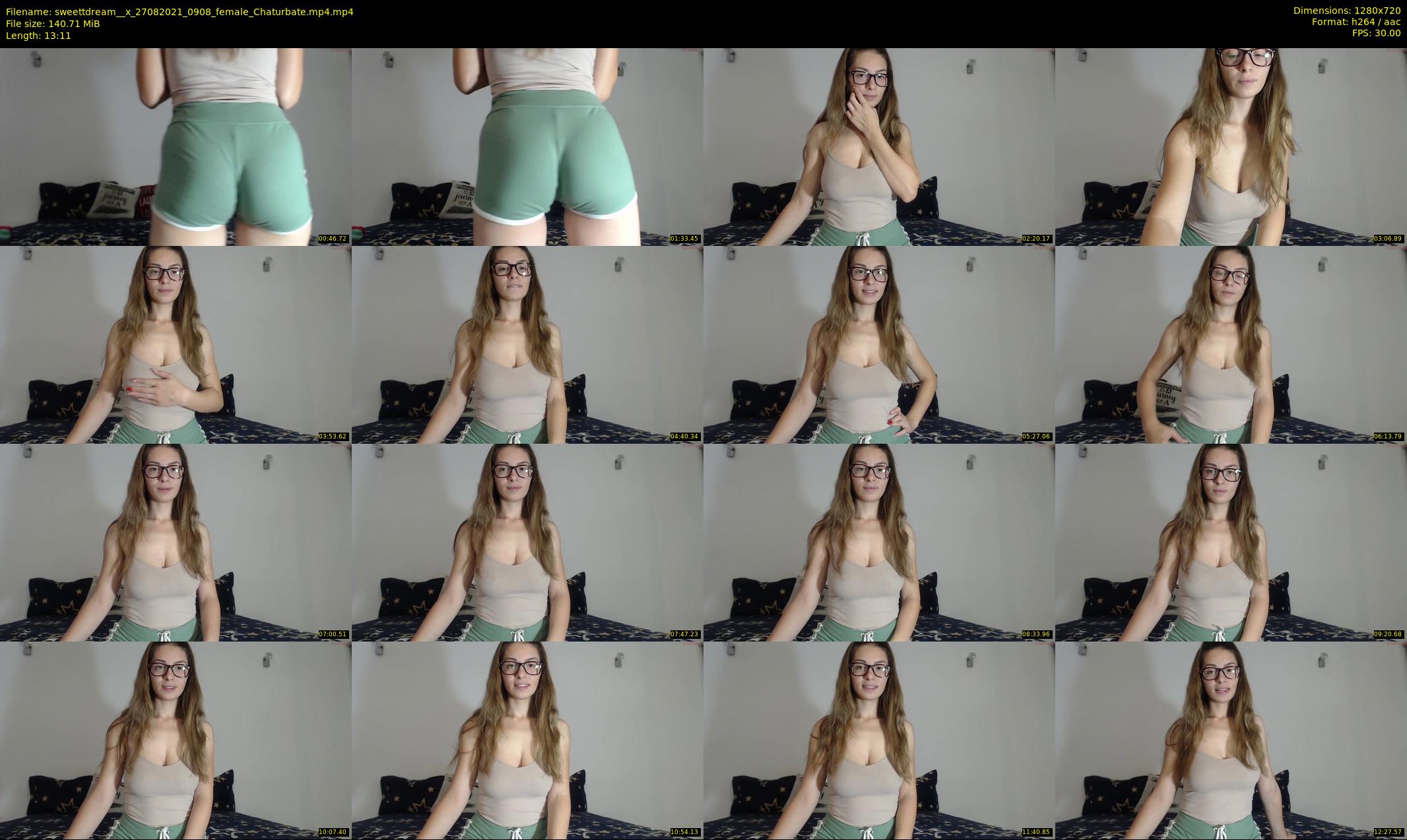 sweettdream__x — 14 minute Chaturbate female cam show recording, 720p, Aug 27, 2021