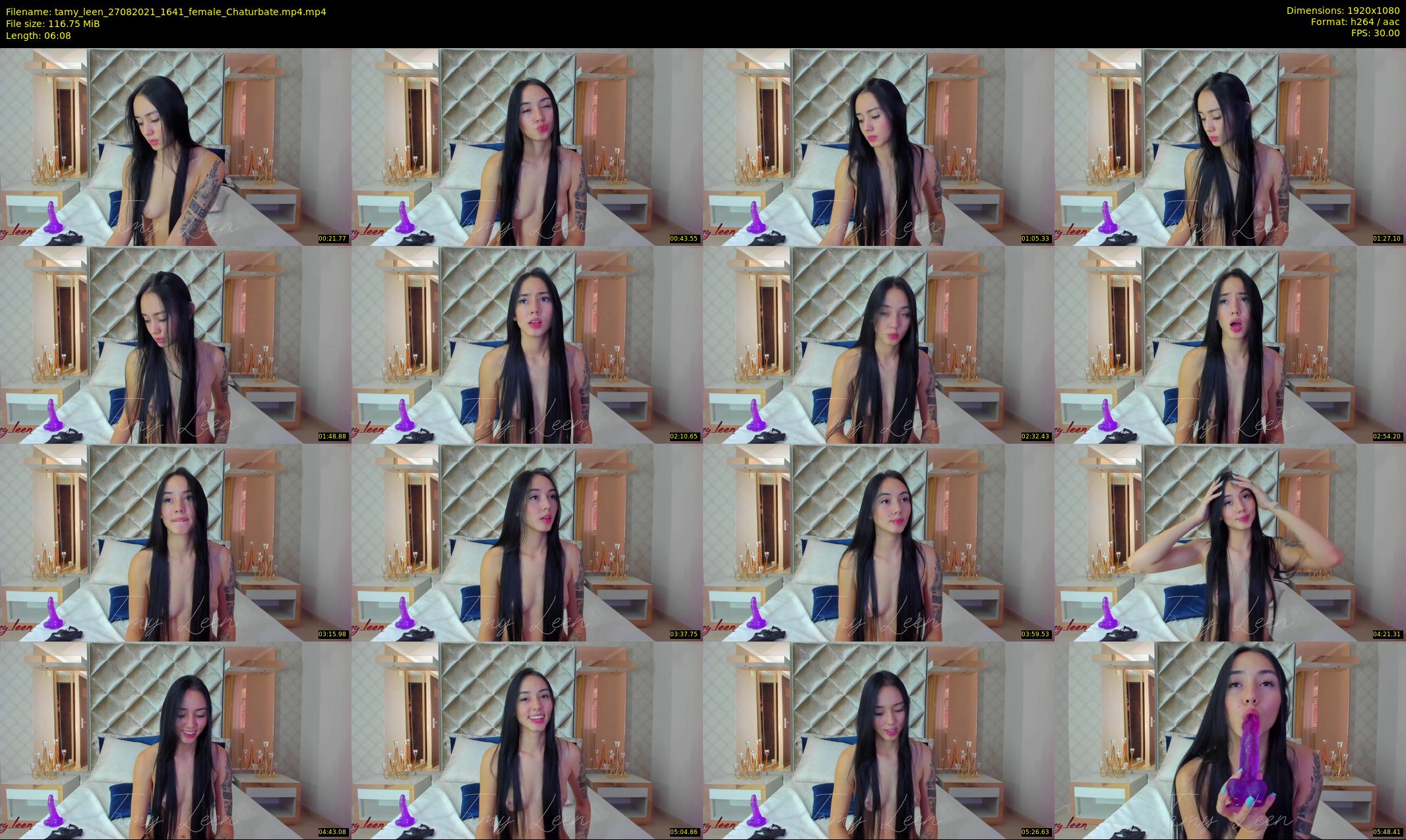 tamy_leen — 7 minute Chaturbate female cam show recording, 1080p, Aug 27, 2021