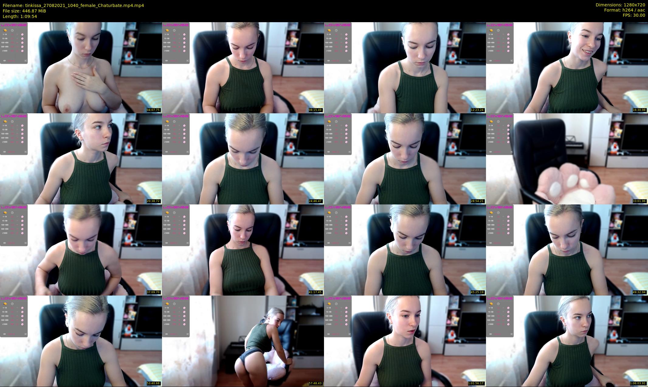 tinkissa — 70 minute Chaturbate couple cam show recording, 720p, Aug 27, 2021