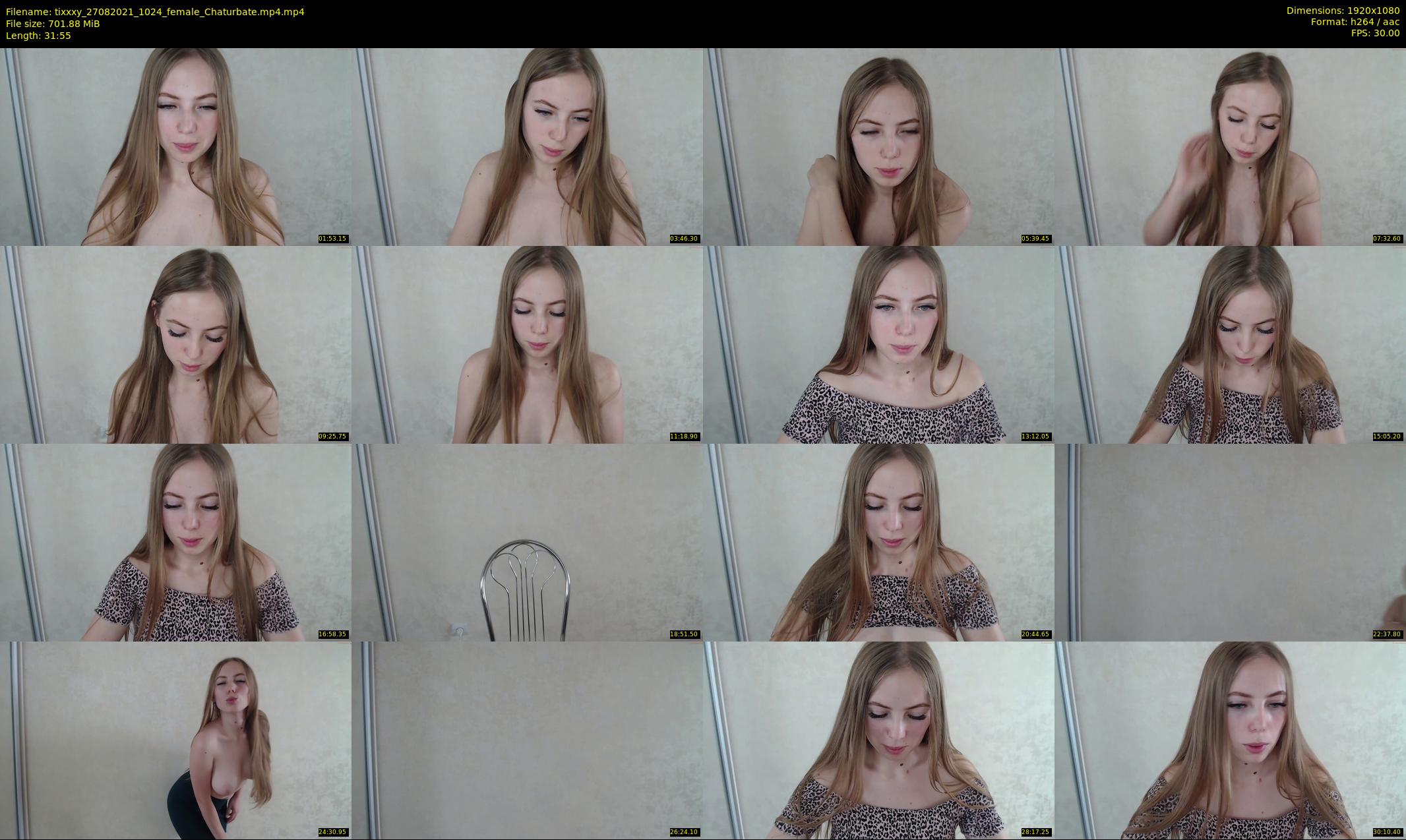 tixxxy — 32 minute Chaturbate female cam show recording, 1080p, Aug 27, 2021