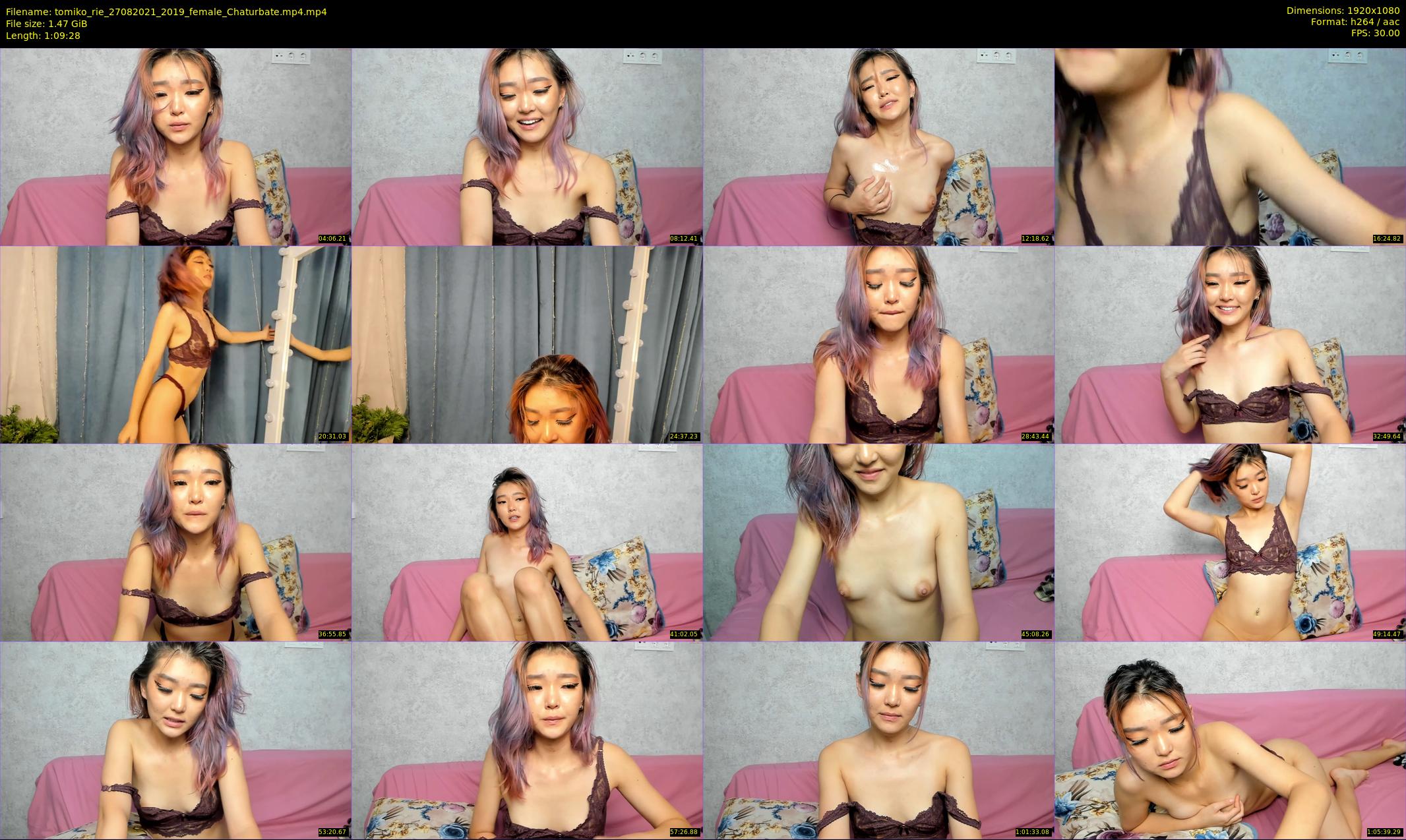 tomiko_rie — 70 minute Chaturbate female cam show recording, 1080p, Aug 27, 2021