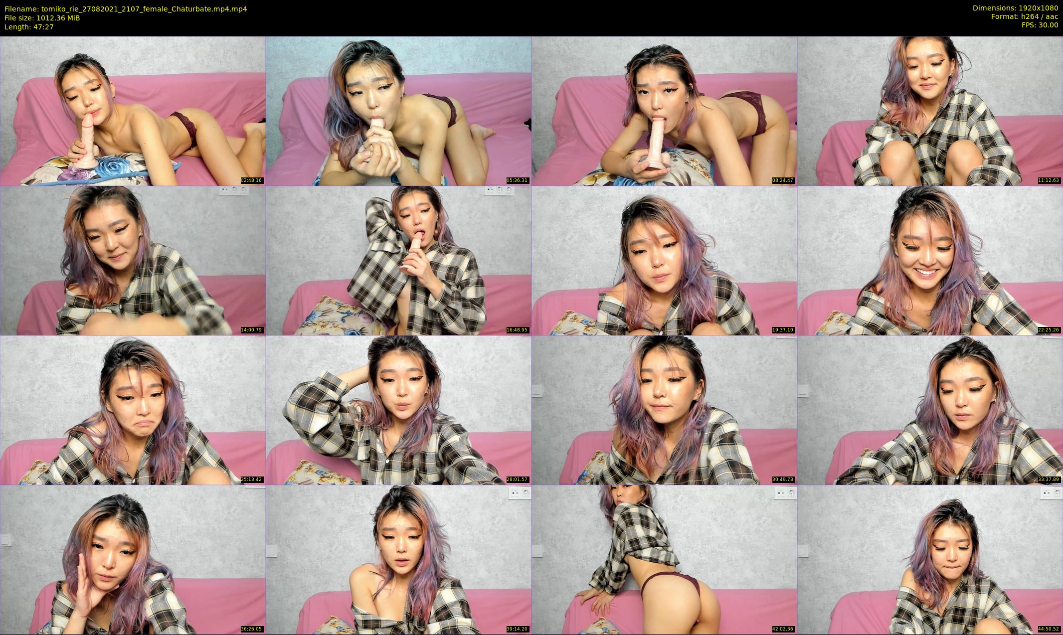 tomiko_rie — 48 minute Chaturbate female cam show recording, 1080p, Aug 27, 2021