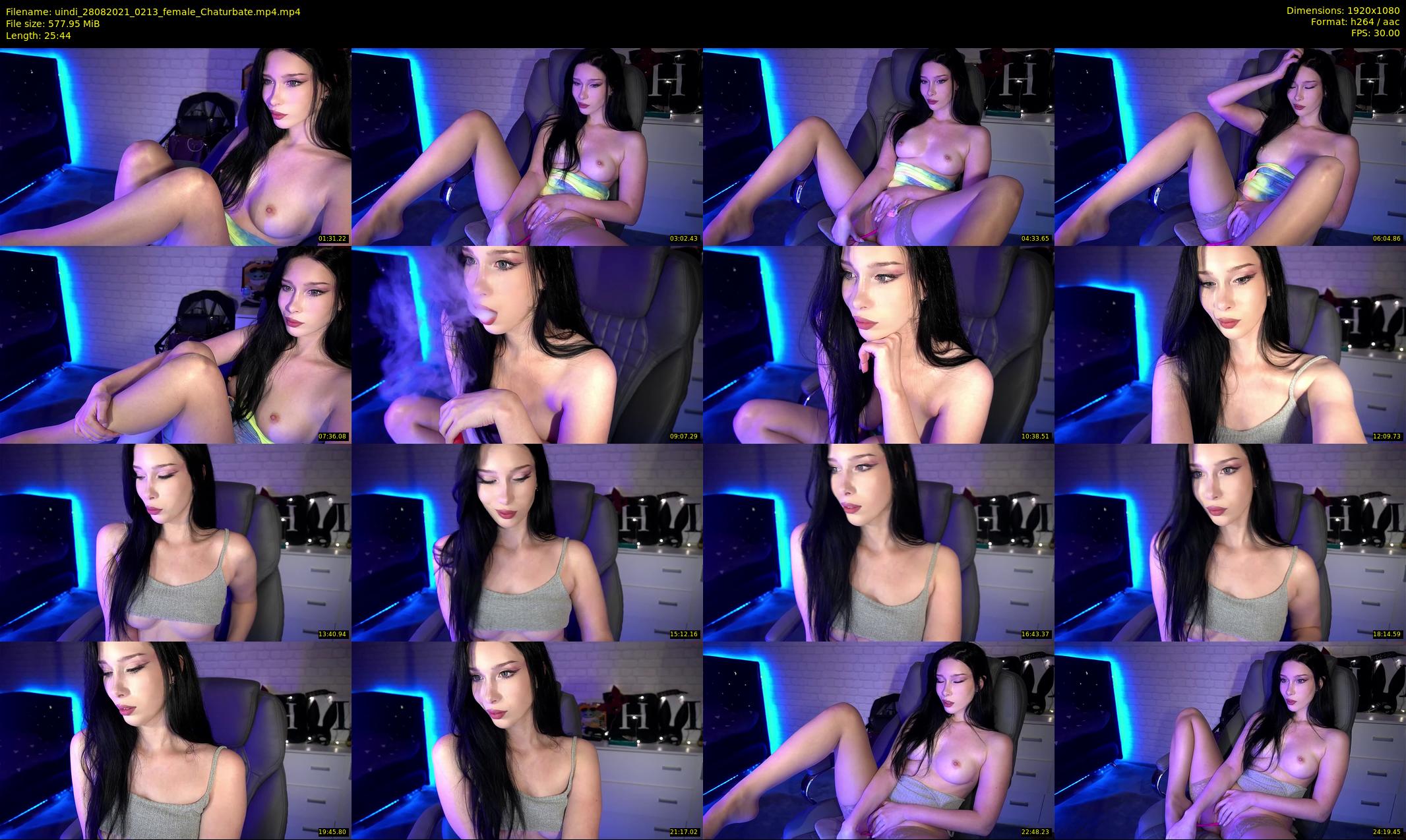 uindi — 26 minute Chaturbate female cam show recording, 1080p, Aug 28, 2021