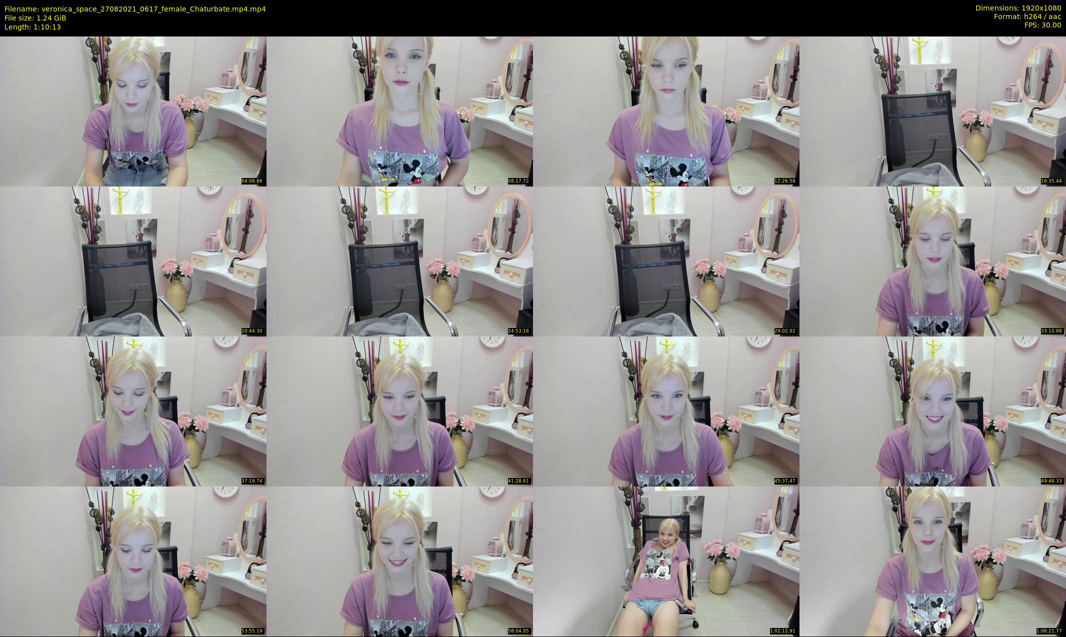 veronica_space — 71 minute Chaturbate female cam show recording, 1080p, Aug 27, 2021