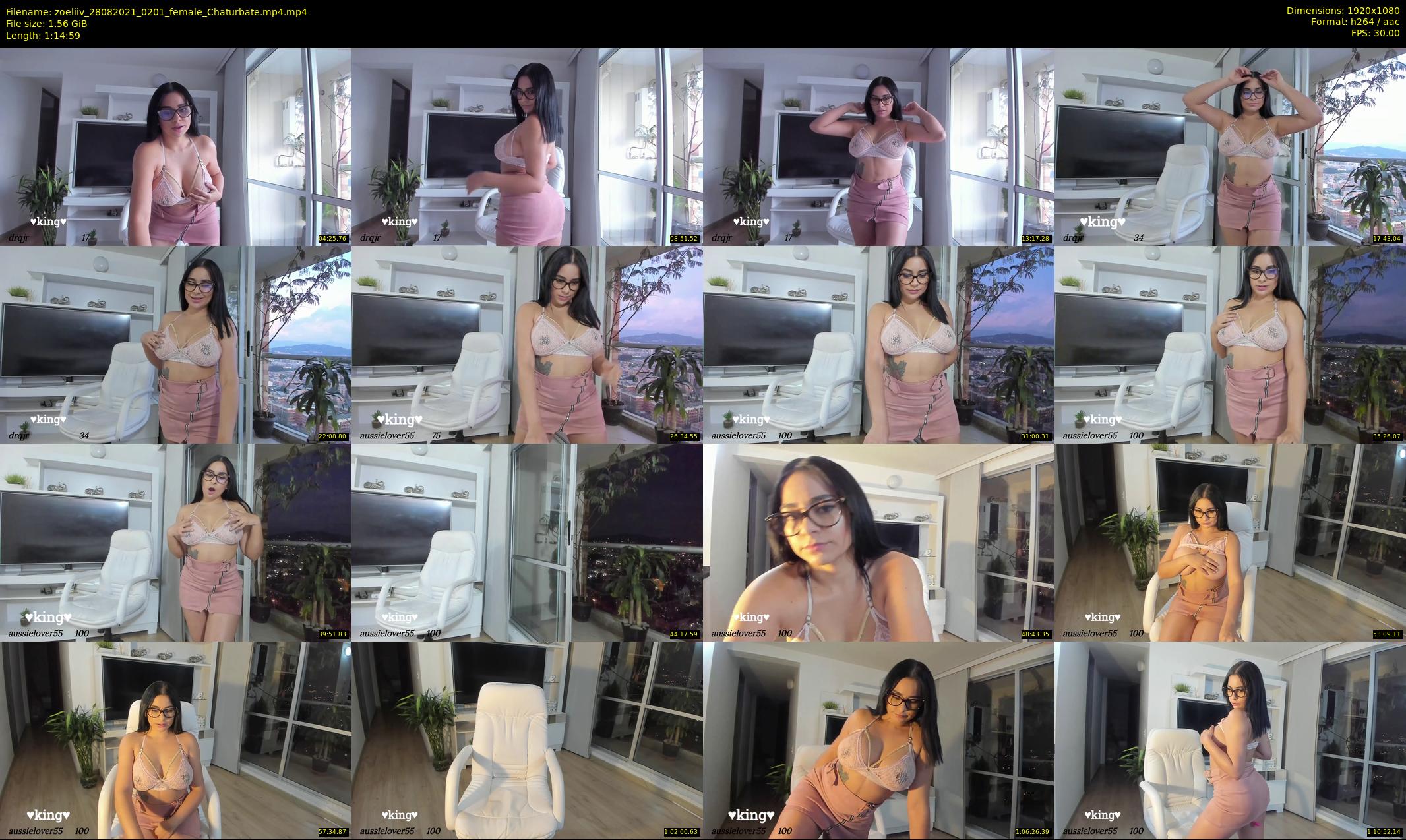 zoeliiv — 75 minute Chaturbate female cam show recording, 1080p, Aug 28, 2021