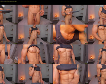 aaronmagnum — 45 minute Chaturbate male cam show recording, 720p, Aug 29, 2021