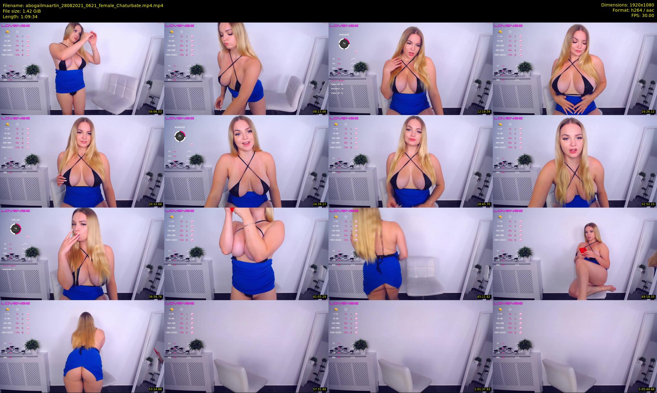 abogailmaartin — 70 minute Chaturbate female cam show recording, 1080p, Aug 28, 2021